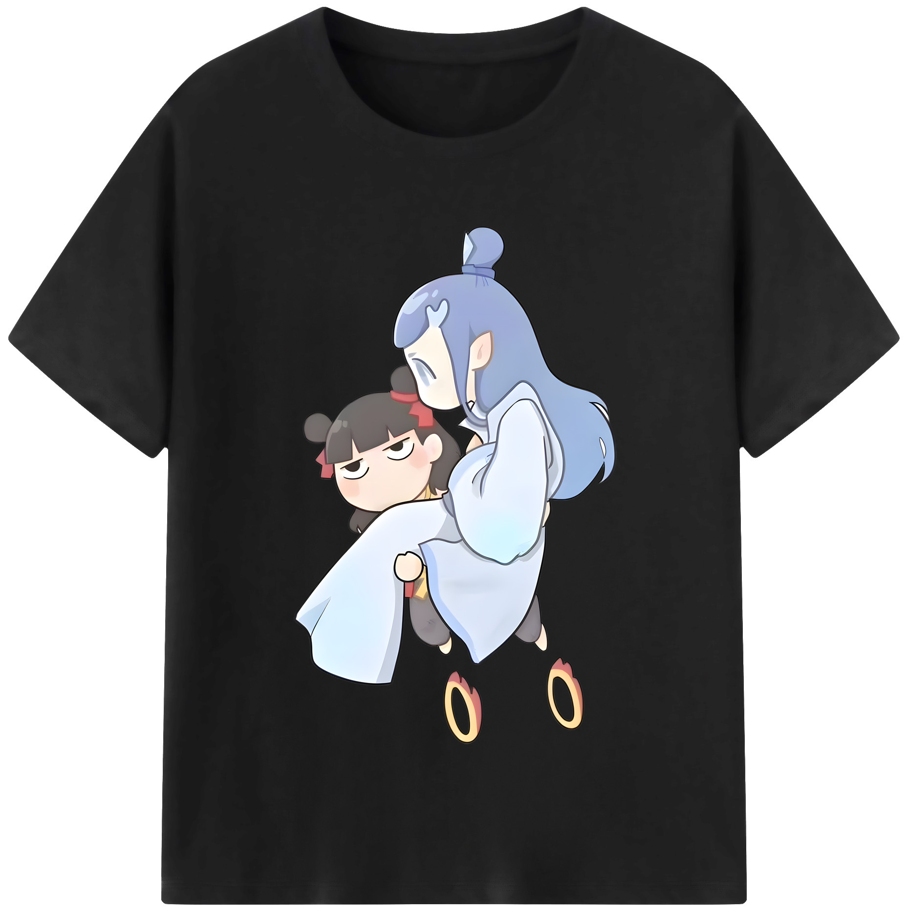 （画像用） Ne Zha 2 ナタ 魔童の大暴れ レディースカジュアルプリントTシャツ（綿100％）