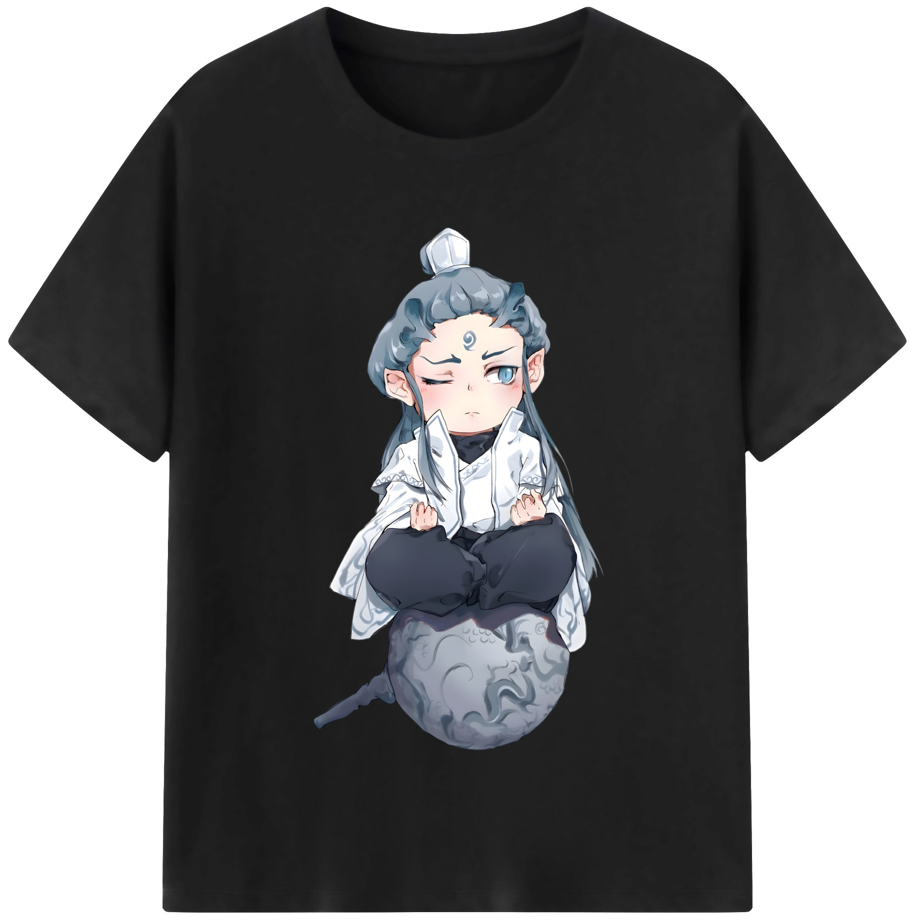 （画像用） Ne Zha 2 ナタ 魔童の大暴れ レディースカジュアルプリントTシャツ（綿100％）