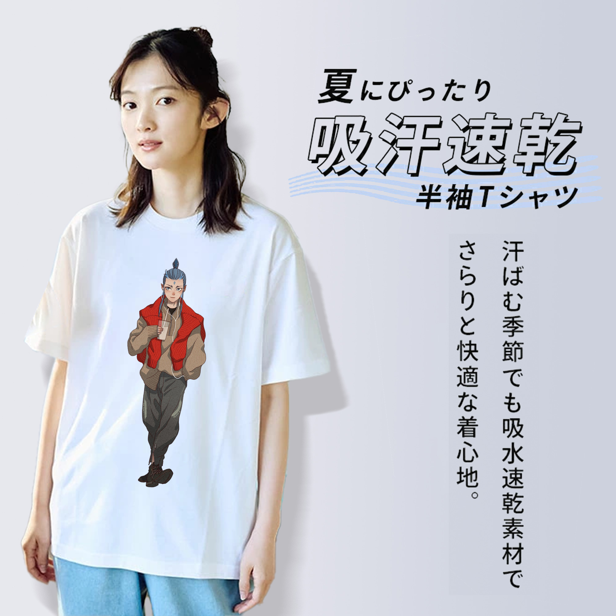 Ne Zha 2 ナタ 魔童の大暴れ レディースカジュアルプリントTシャツ（綿100％）