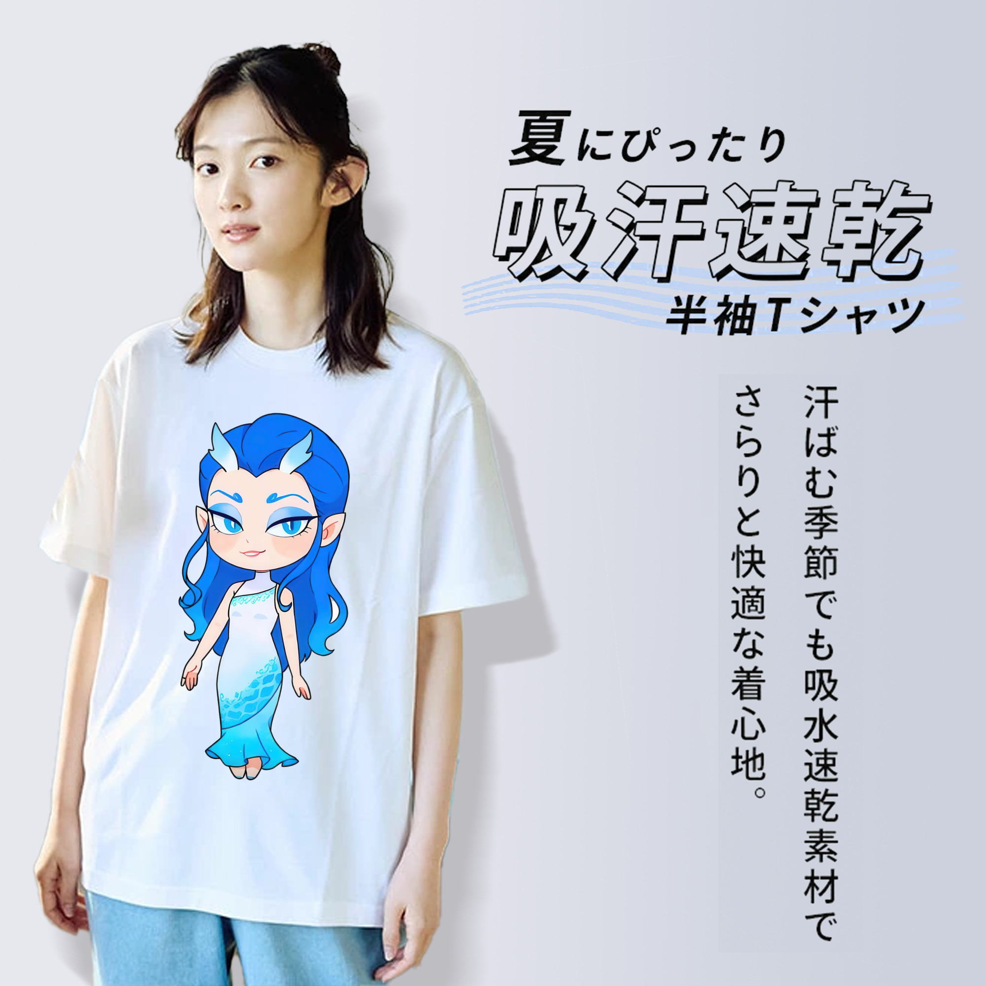 Ne Zha 2 ナタ 魔童の大暴れ レディースカジュアルプリントTシャツ（綿100％）