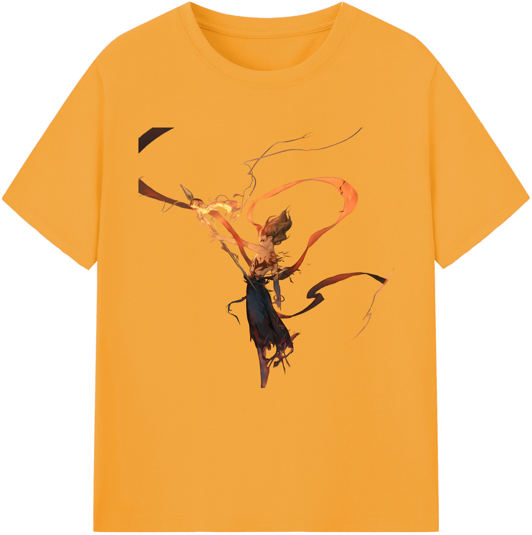 （画像用） Ne Zha 2 ナタ 魔童の大暴れ レディースカジュアルプリントTシャツ（綿100％）