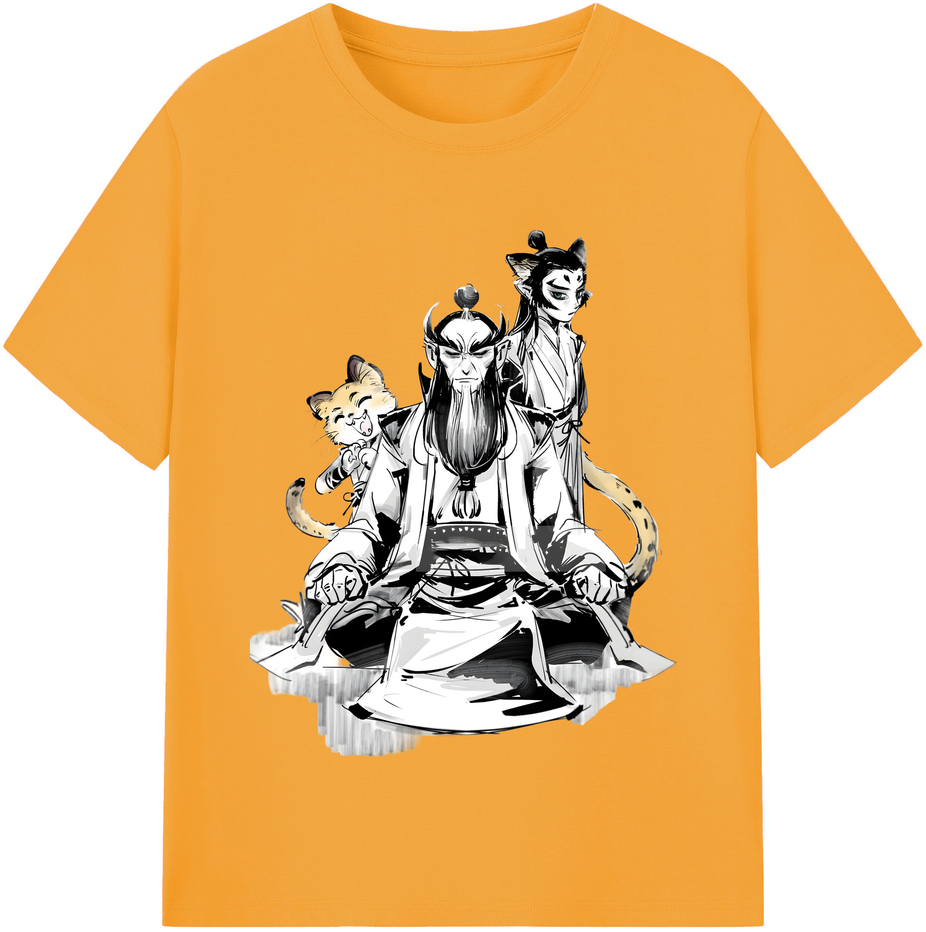 （画像用） Ne Zha 2 ナタ 魔童の大暴れ レディースカジュアルプリントTシャツ（綿100％）