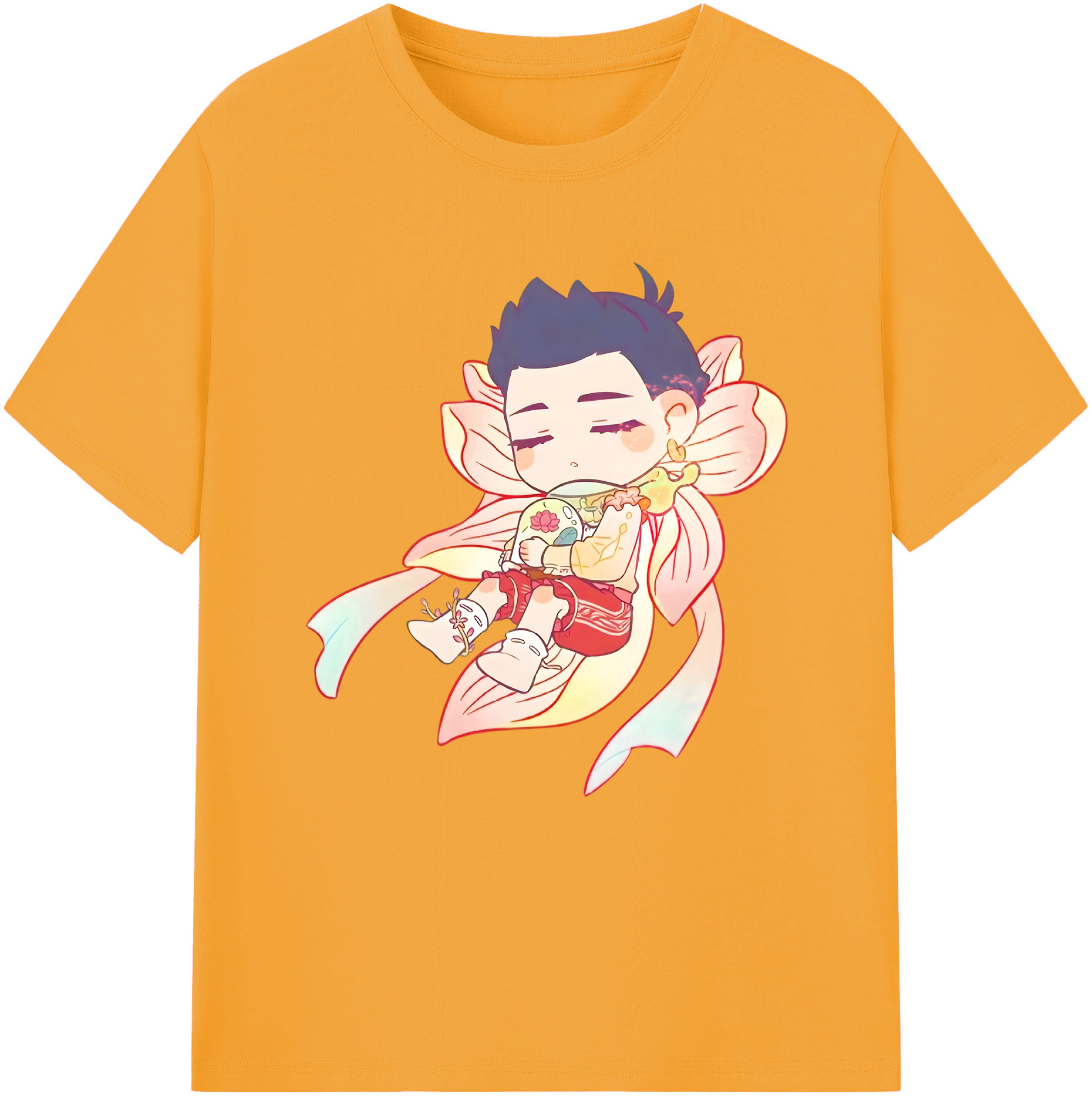 （画像用） Ne Zha 2 ナタ 魔童の大暴れ レディースカジュアルプリントTシャツ（綿100％）