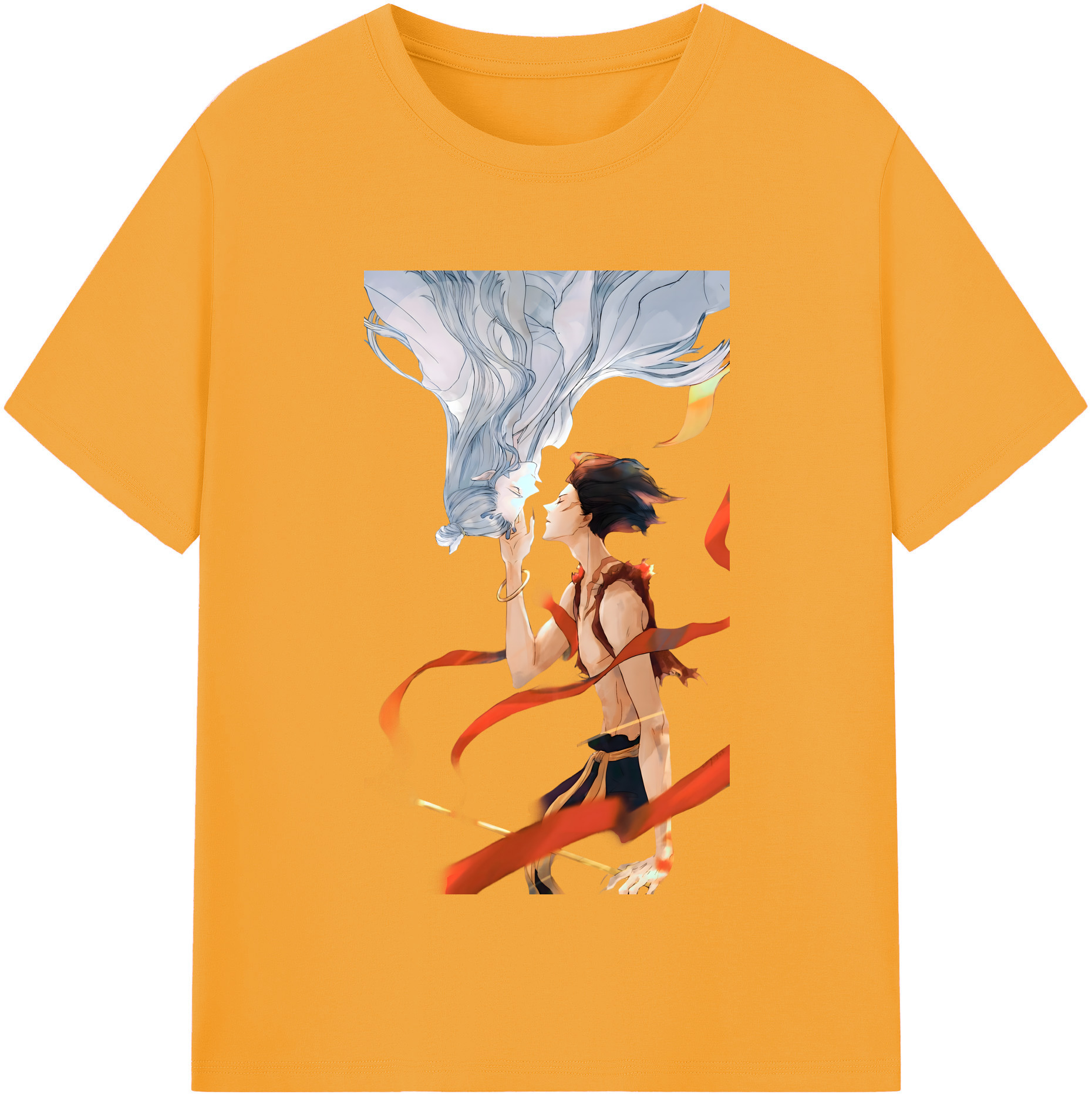 （画像用） Ne Zha 2 ナタ 魔童の大暴れ レディースカジュアルプリントTシャツ（綿100％）