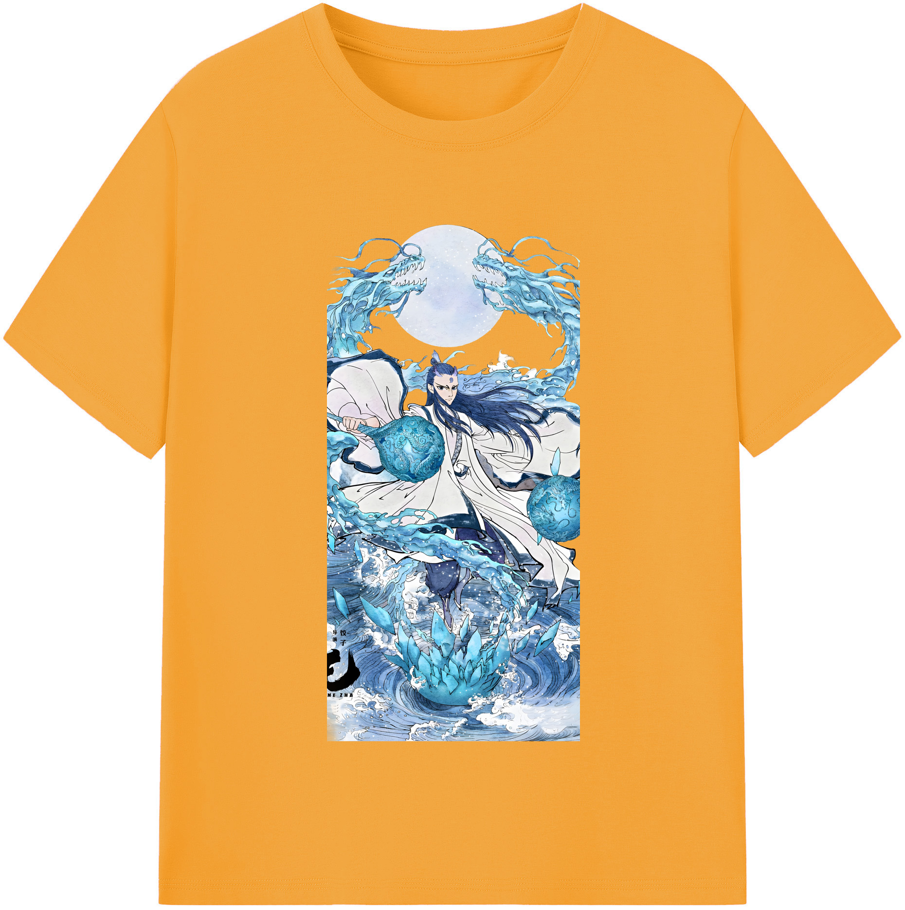 （画像用） Ne Zha 2 ナタ 魔童の大暴れ レディースカジュアルプリントTシャツ（綿100％）