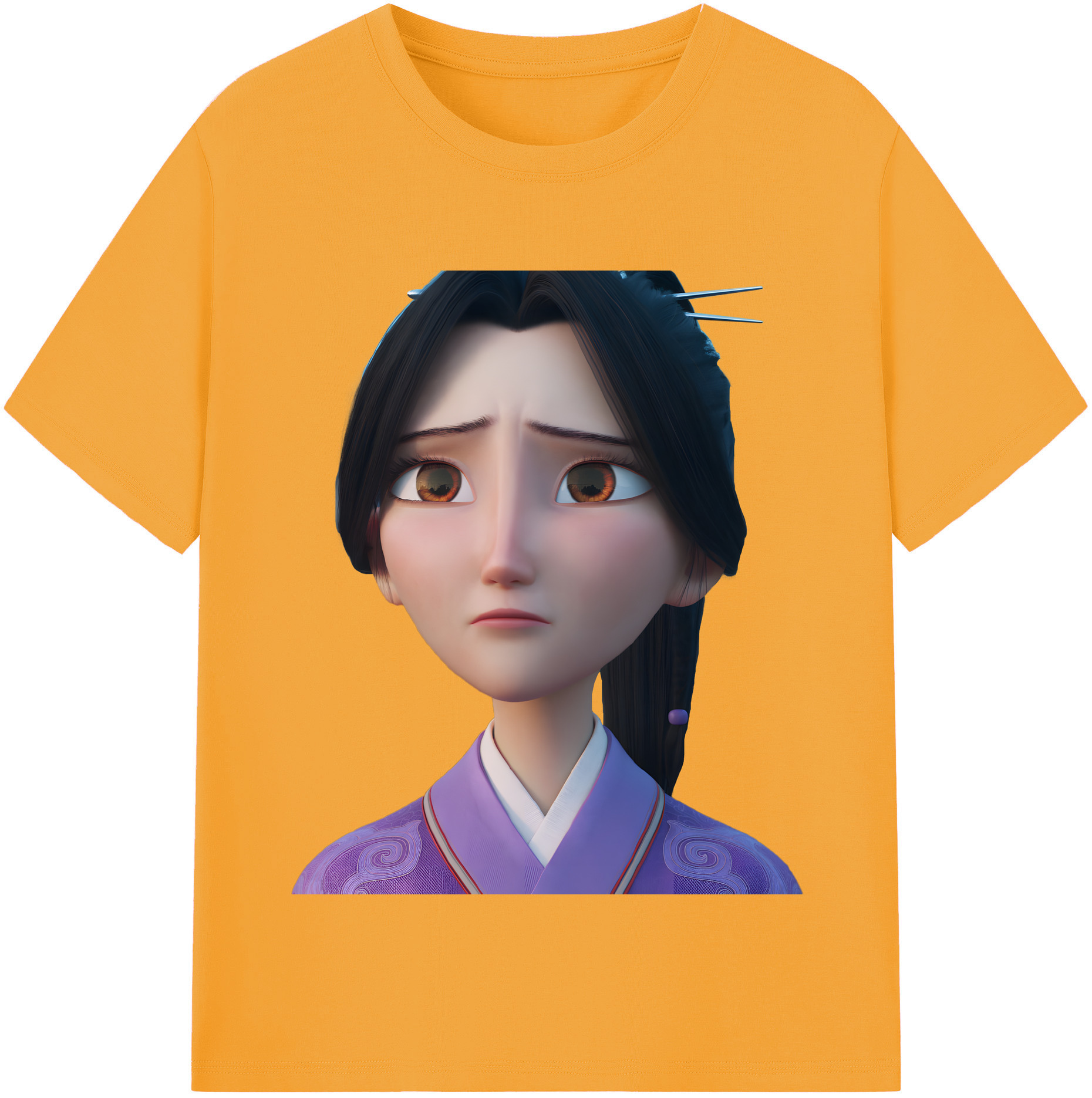 （画像用） Ne Zha 2 ナタ 魔童の大暴れ レディースカジュアルプリントTシャツ（綿100％）