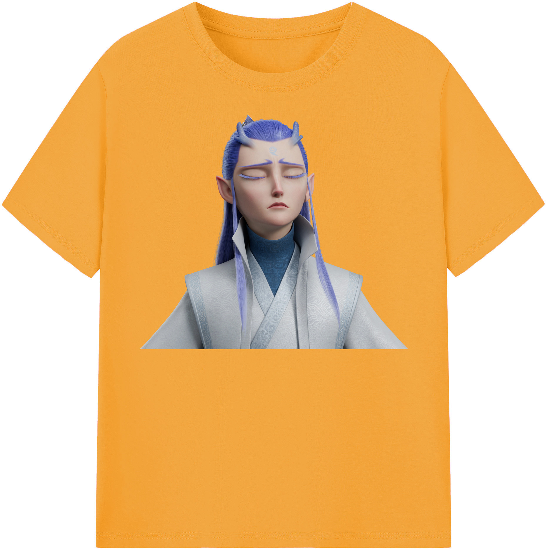 （画像用） Ne Zha 2 ナタ 魔童の大暴れ レディースカジュアルプリントTシャツ（綿100％）