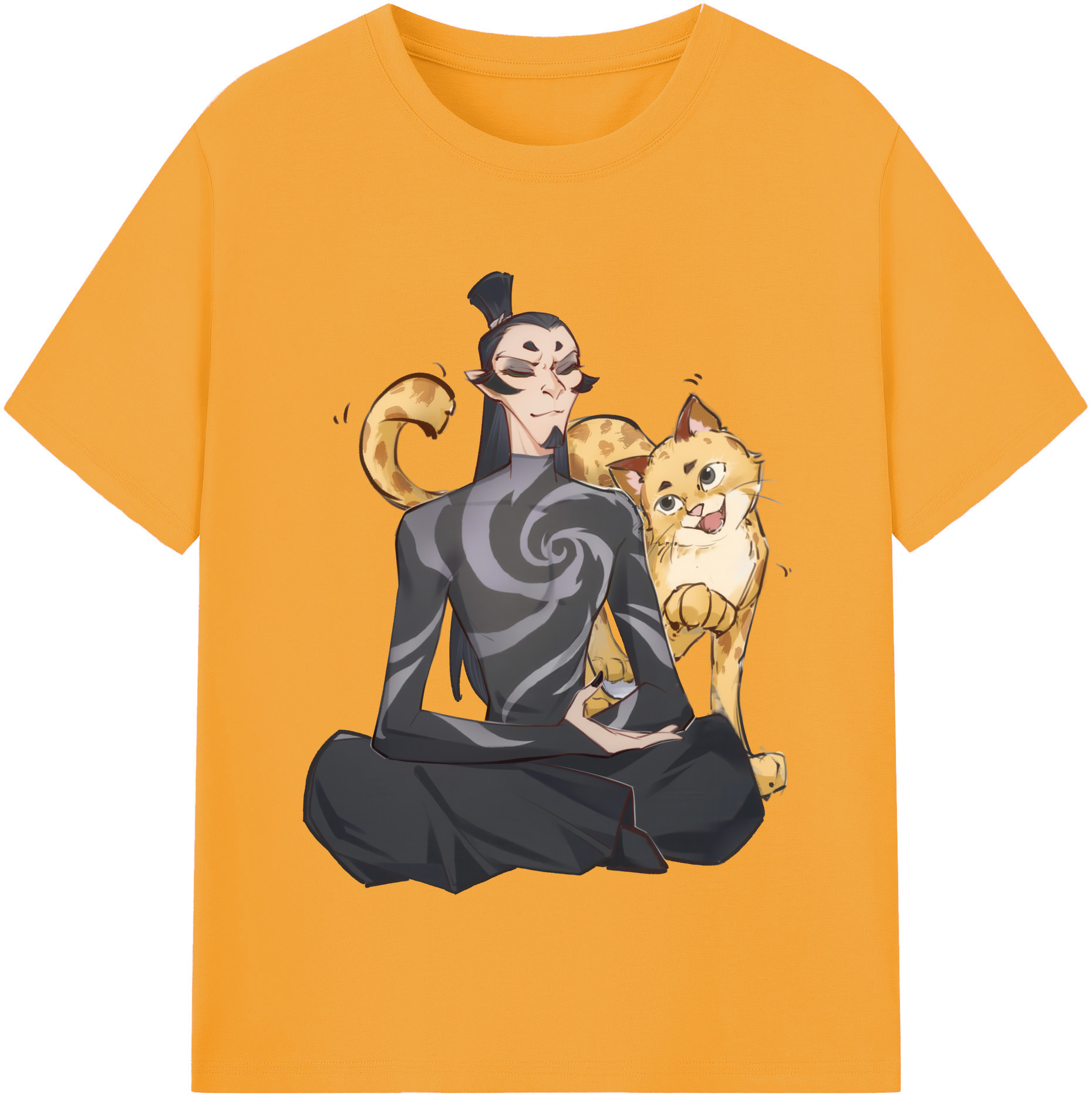 （画像用） Ne Zha 2 ナタ 魔童の大暴れ レディースカジュアルプリントTシャツ（綿100％）