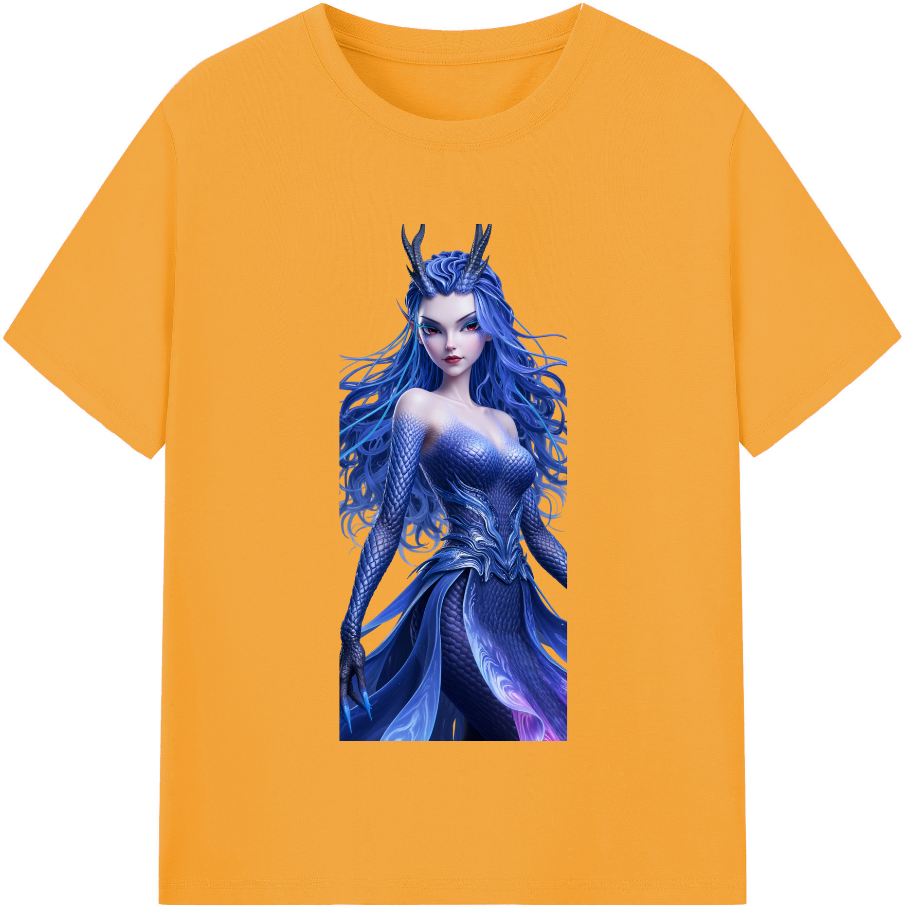 （画像用） Ne Zha 2 ナタ 魔童の大暴れ レディースカジュアルプリントTシャツ（綿100％）