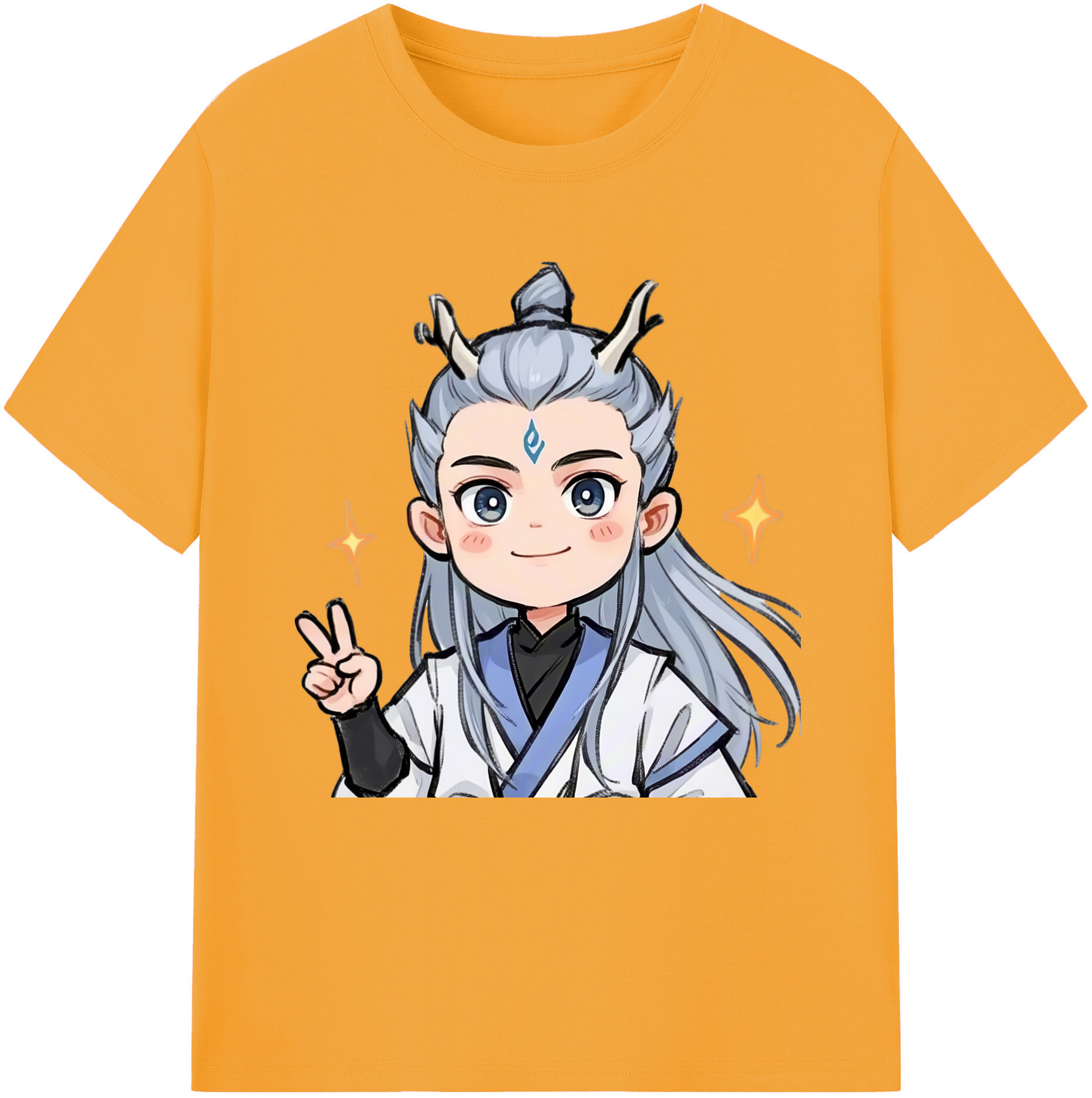（画像用） Ne Zha 2 ナタ 魔童の大暴れ レディースカジュアルプリントTシャツ（綿100％）