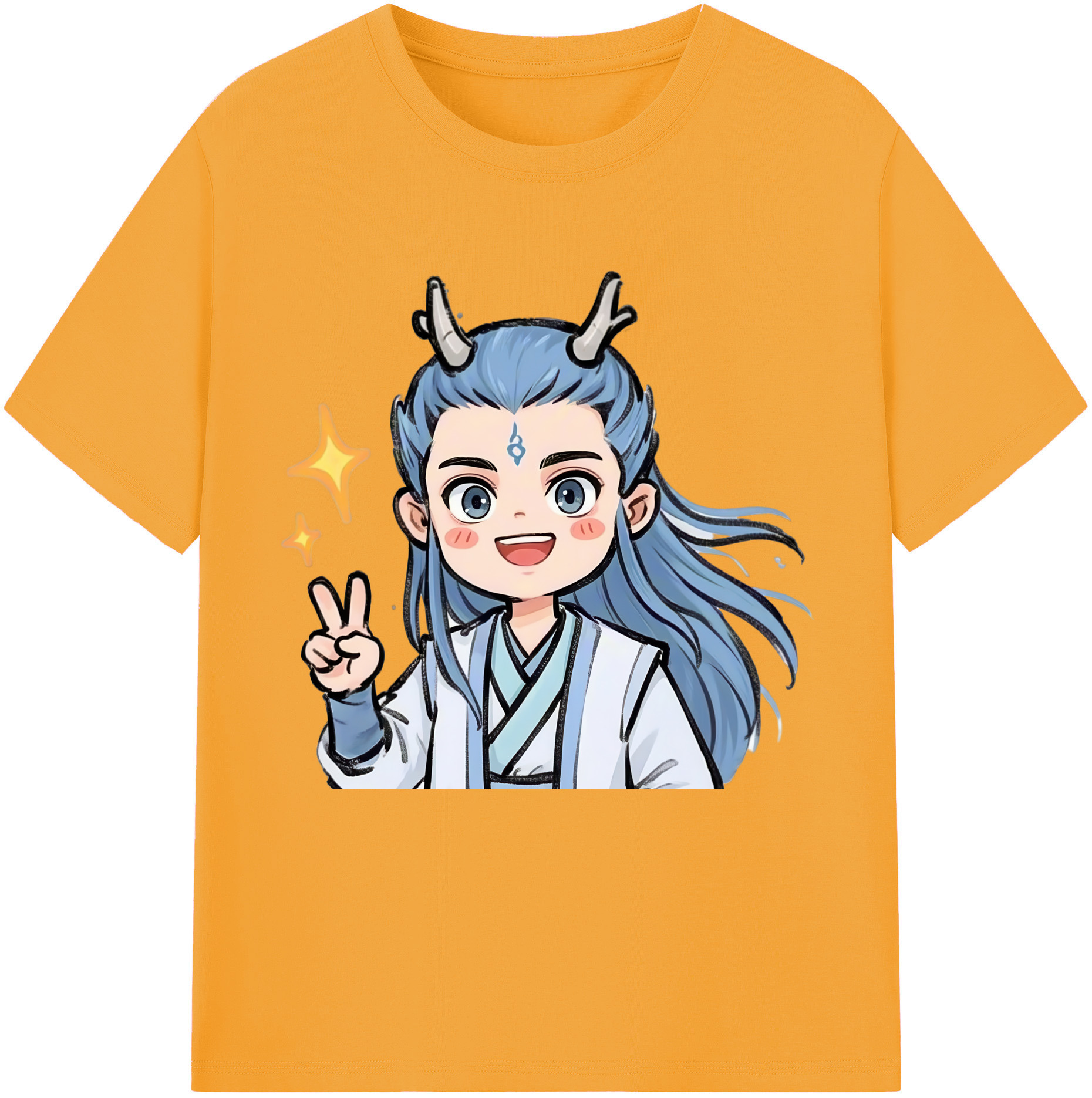 （画像用） Ne Zha 2 ナタ 魔童の大暴れ レディースカジュアルプリントTシャツ（綿100％）