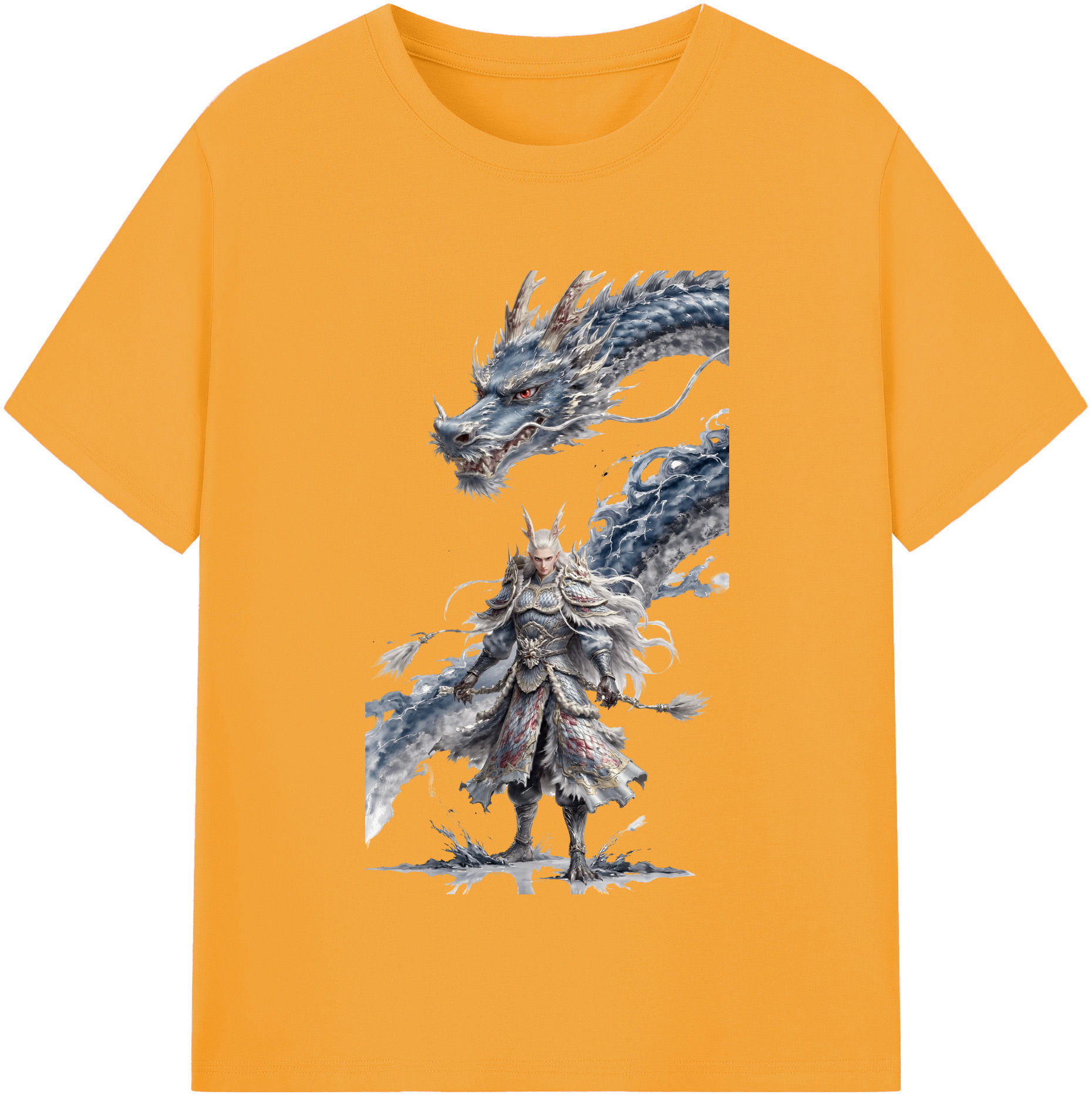 （画像用） Ne Zha 2 ナタ 魔童の大暴れ レディースカジュアルプリントTシャツ（綿100％）