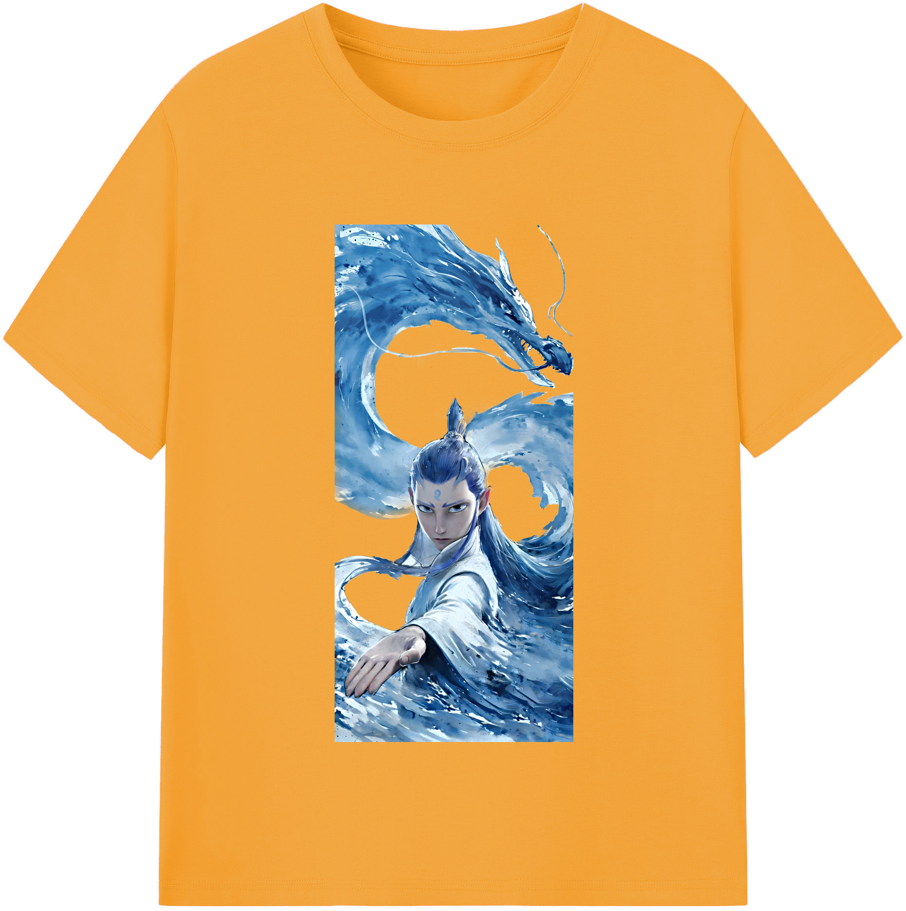 （画像用） Ne Zha 2 ナタ 魔童の大暴れ レディースカジュアルプリントTシャツ（綿100％）