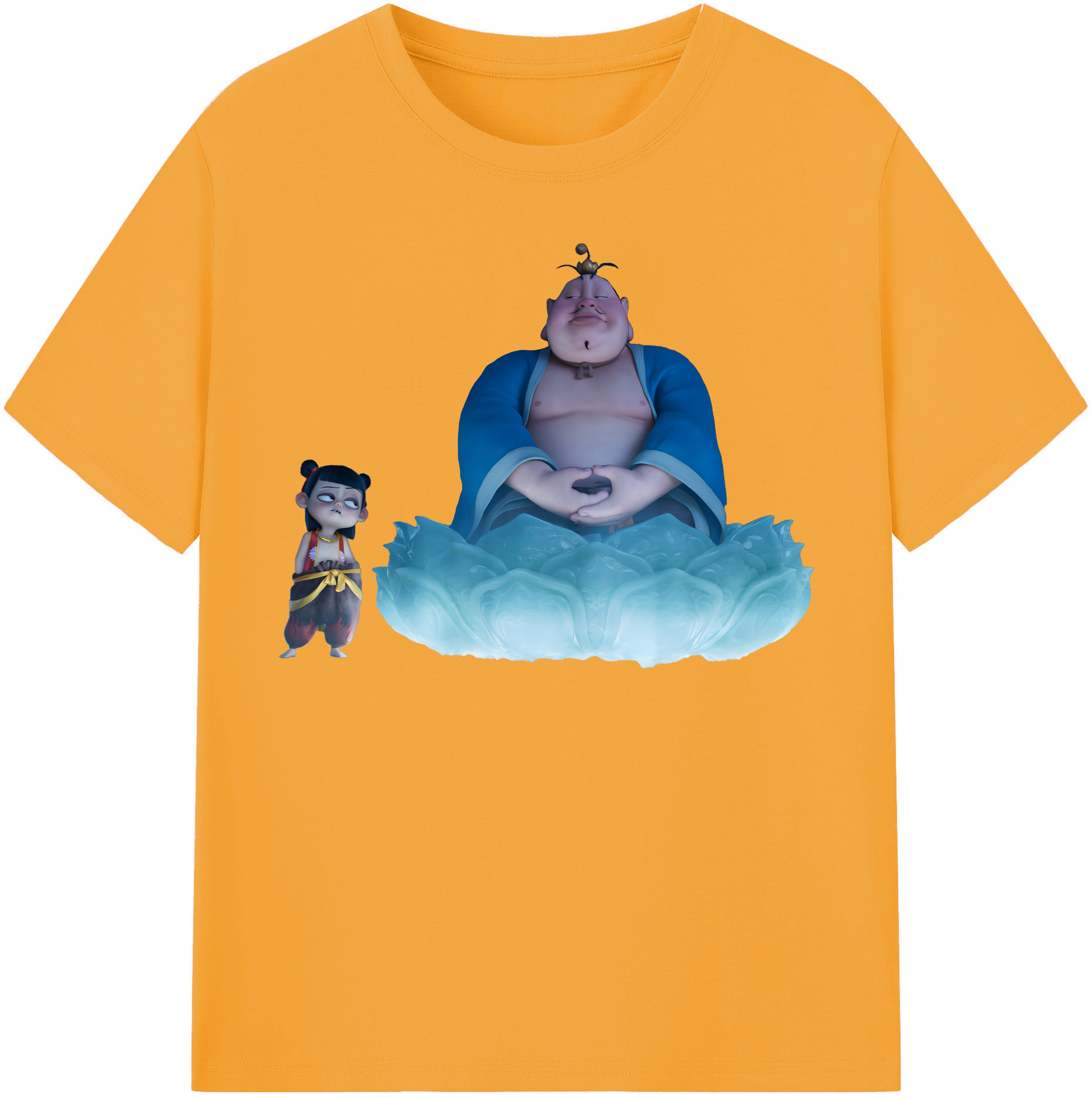 （画像用） Ne Zha 2 ナタ 魔童の大暴れ レディースカジュアルプリントTシャツ（綿100％）