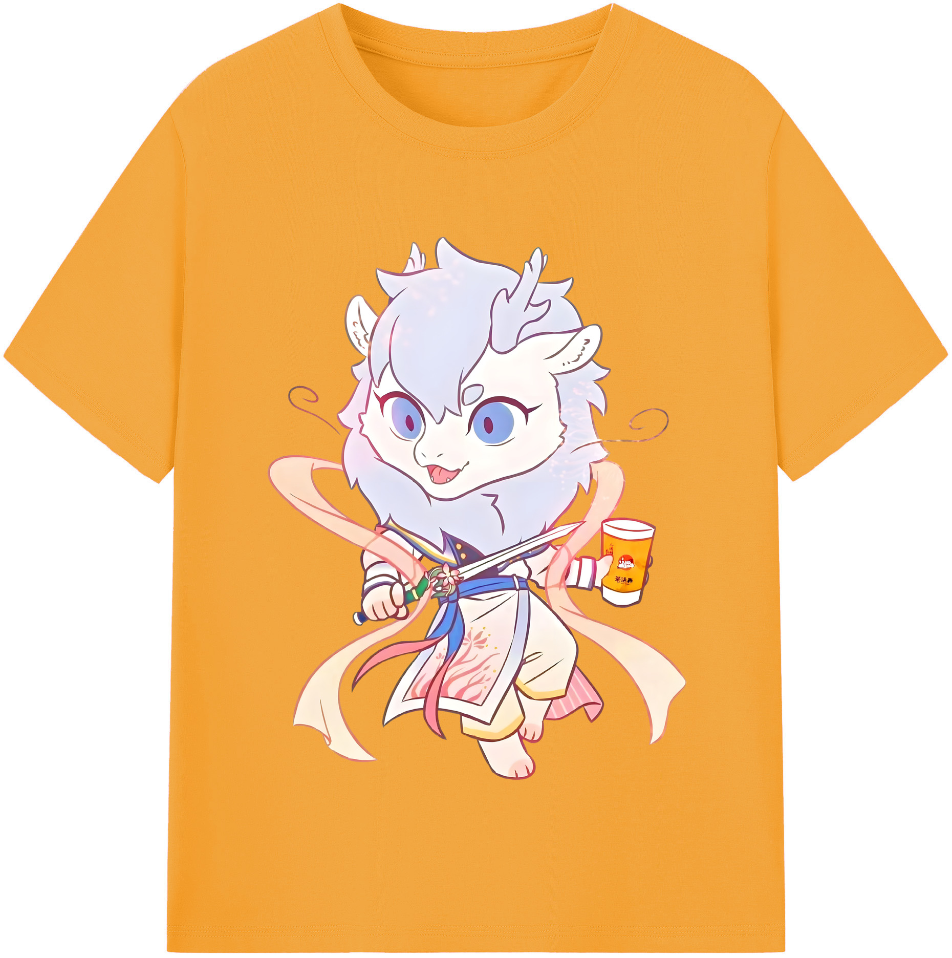 （画像用） Ne Zha 2 ナタ 魔童の大暴れ レディースカジュアルプリントTシャツ（綿100％）