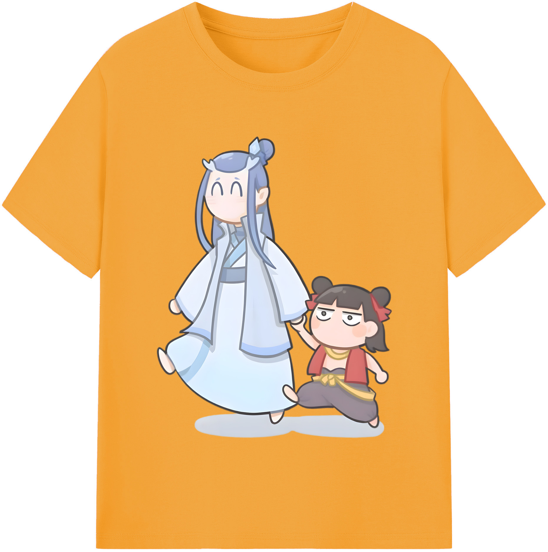 （画像用） Ne Zha 2 ナタ 魔童の大暴れ レディースカジュアルプリントTシャツ（綿100％）