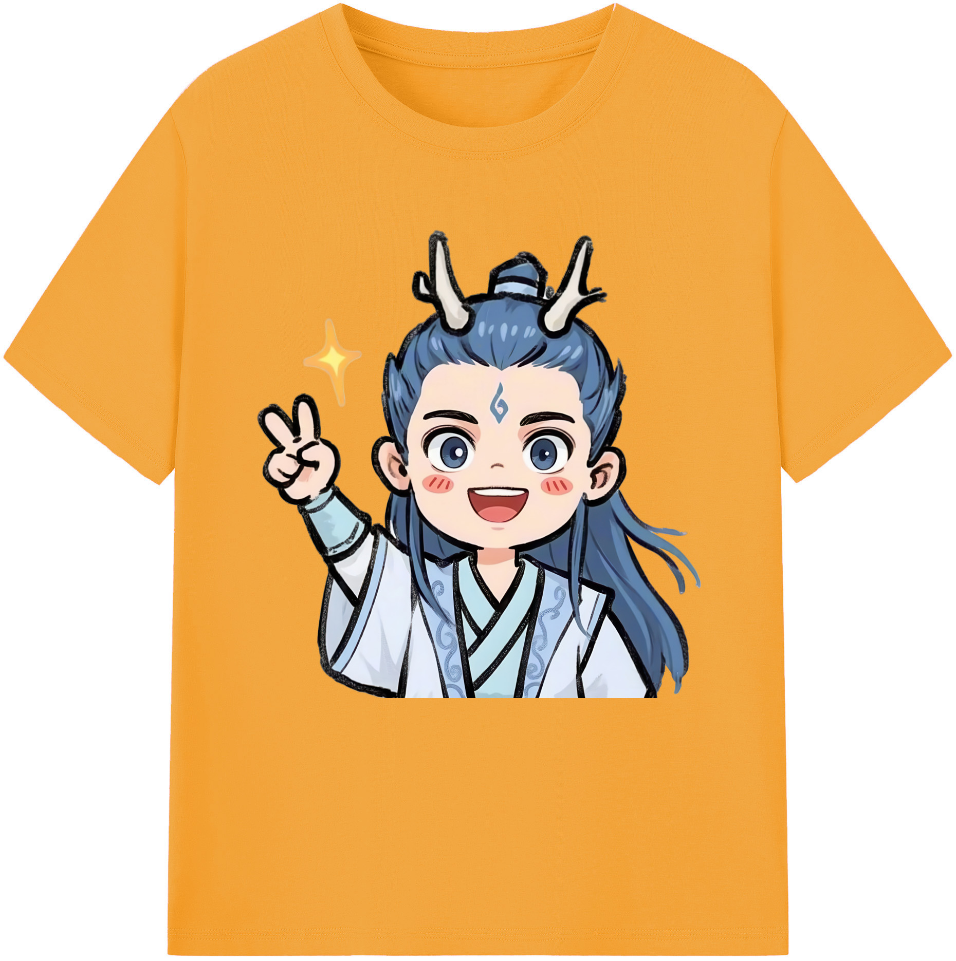 （画像用） Ne Zha 2 ナタ 魔童の大暴れ レディースカジュアルプリントTシャツ（綿100％）