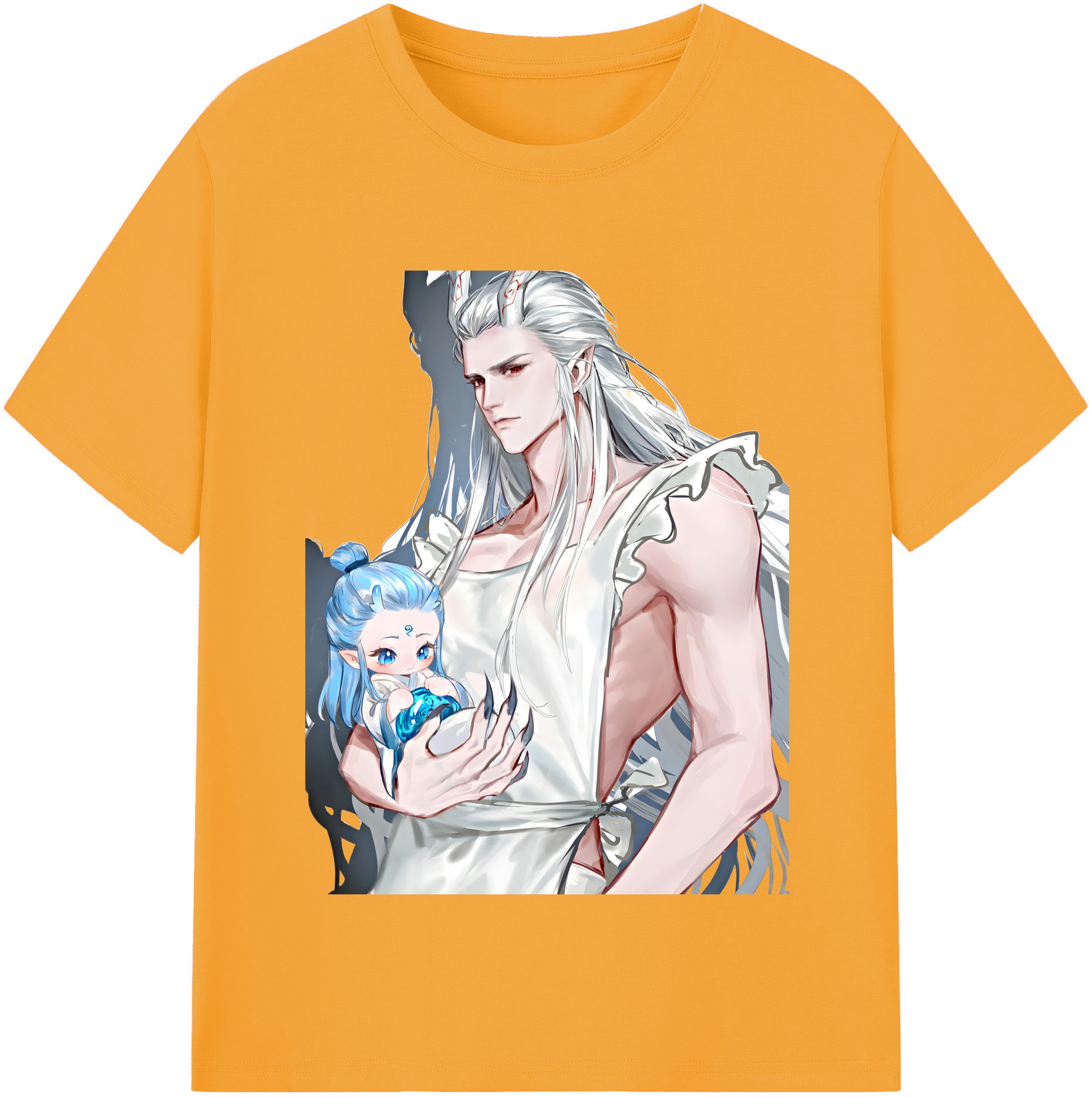 （画像用） Ne Zha 2 ナタ 魔童の大暴れ レディースカジュアルプリントTシャツ（綿100％）