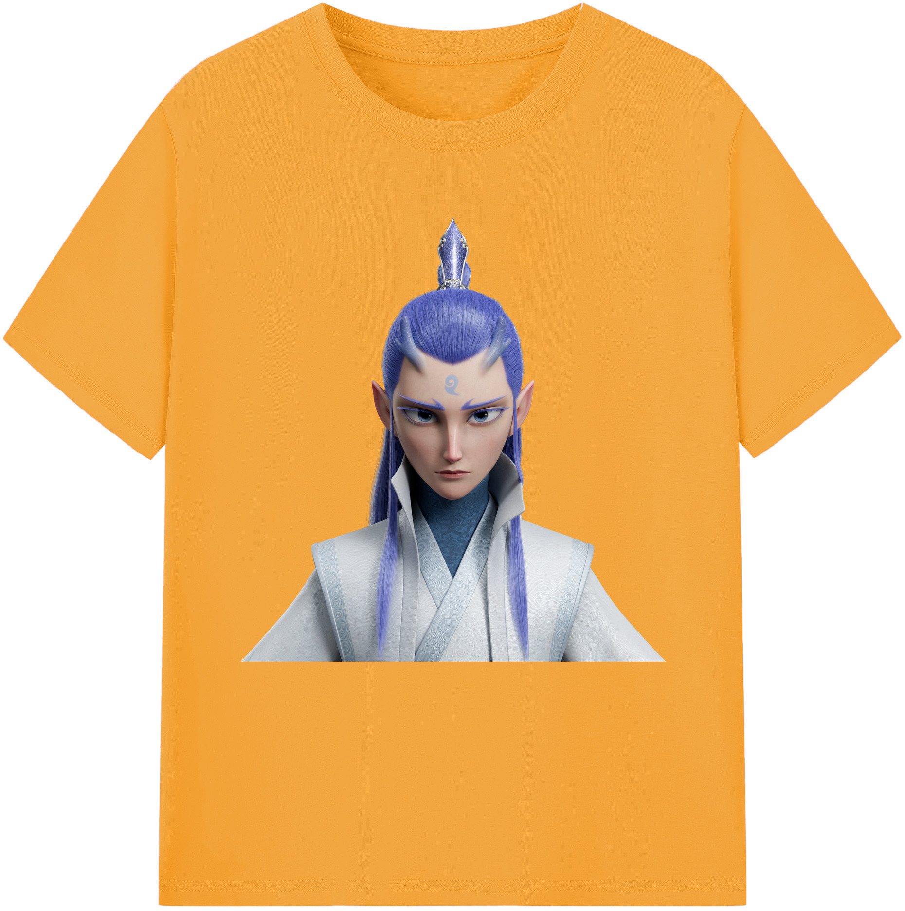 （画像用） Ne Zha 2 ナタ 魔童の大暴れ レディースカジュアルプリントTシャツ（綿100％）