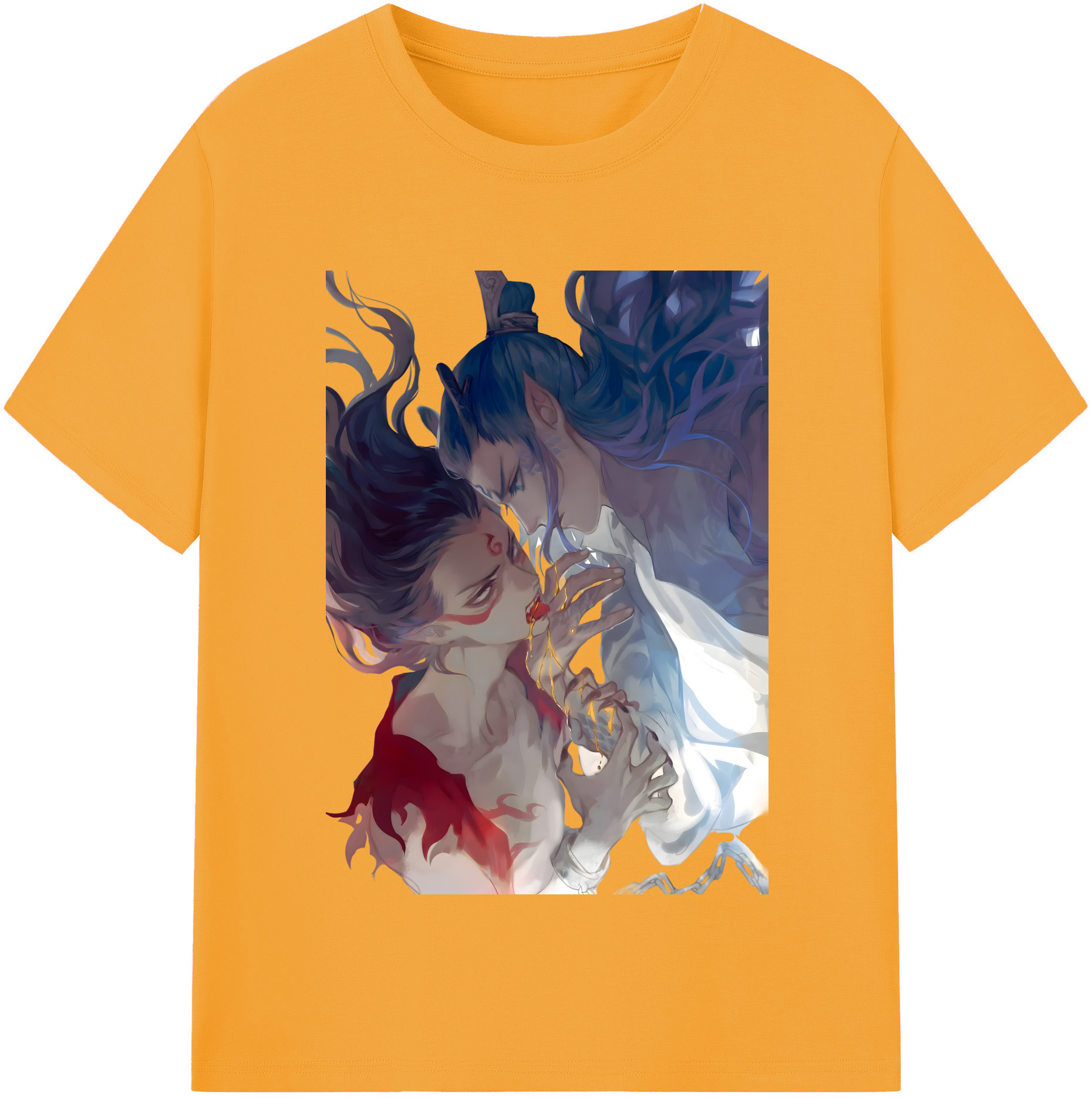 （画像用） Ne Zha 2 ナタ 魔童の大暴れ レディースカジュアルプリントTシャツ（綿100％）