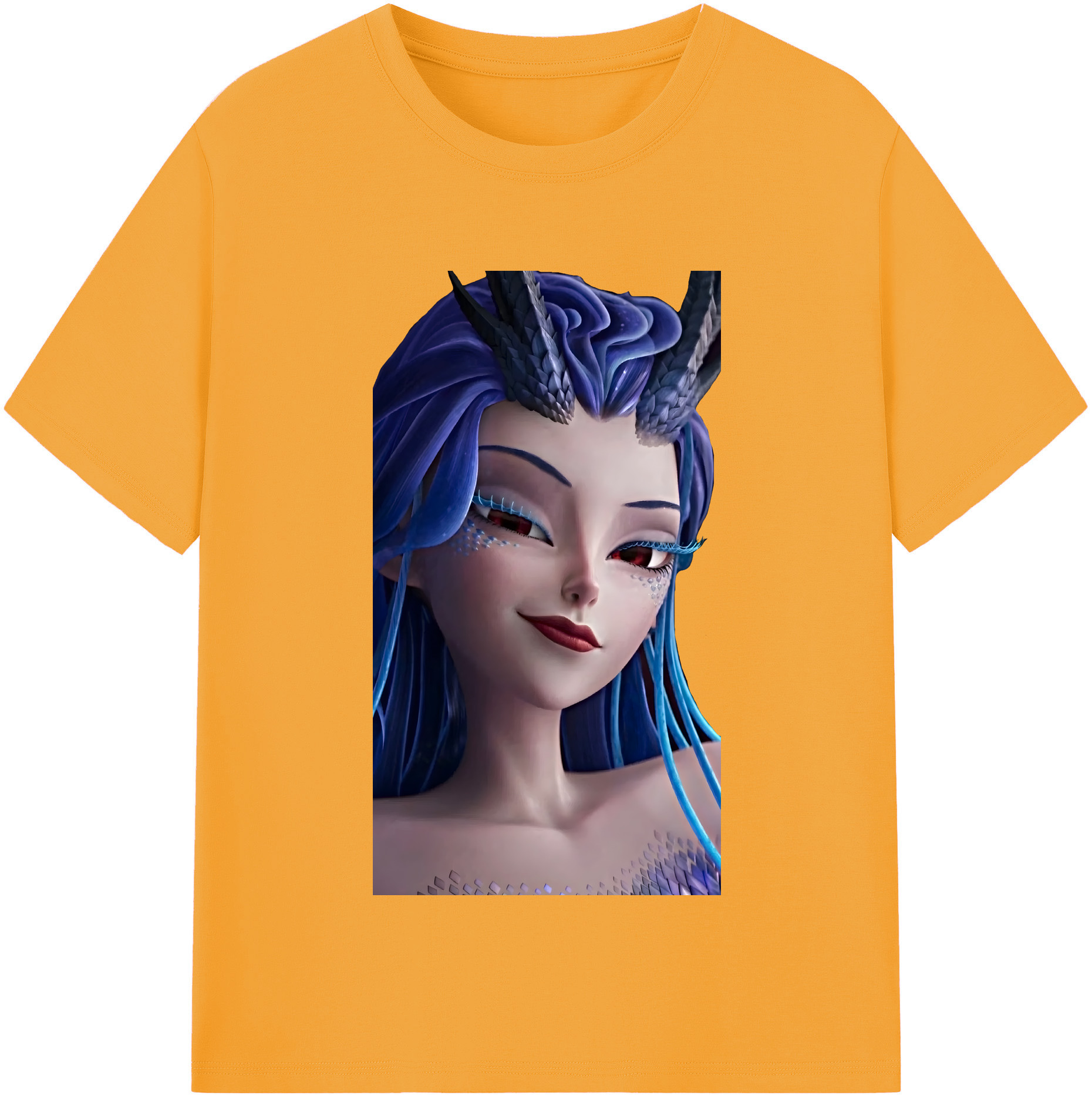 （画像用） Ne Zha 2 ナタ 魔童の大暴れ レディースカジュアルプリントTシャツ（綿100％）