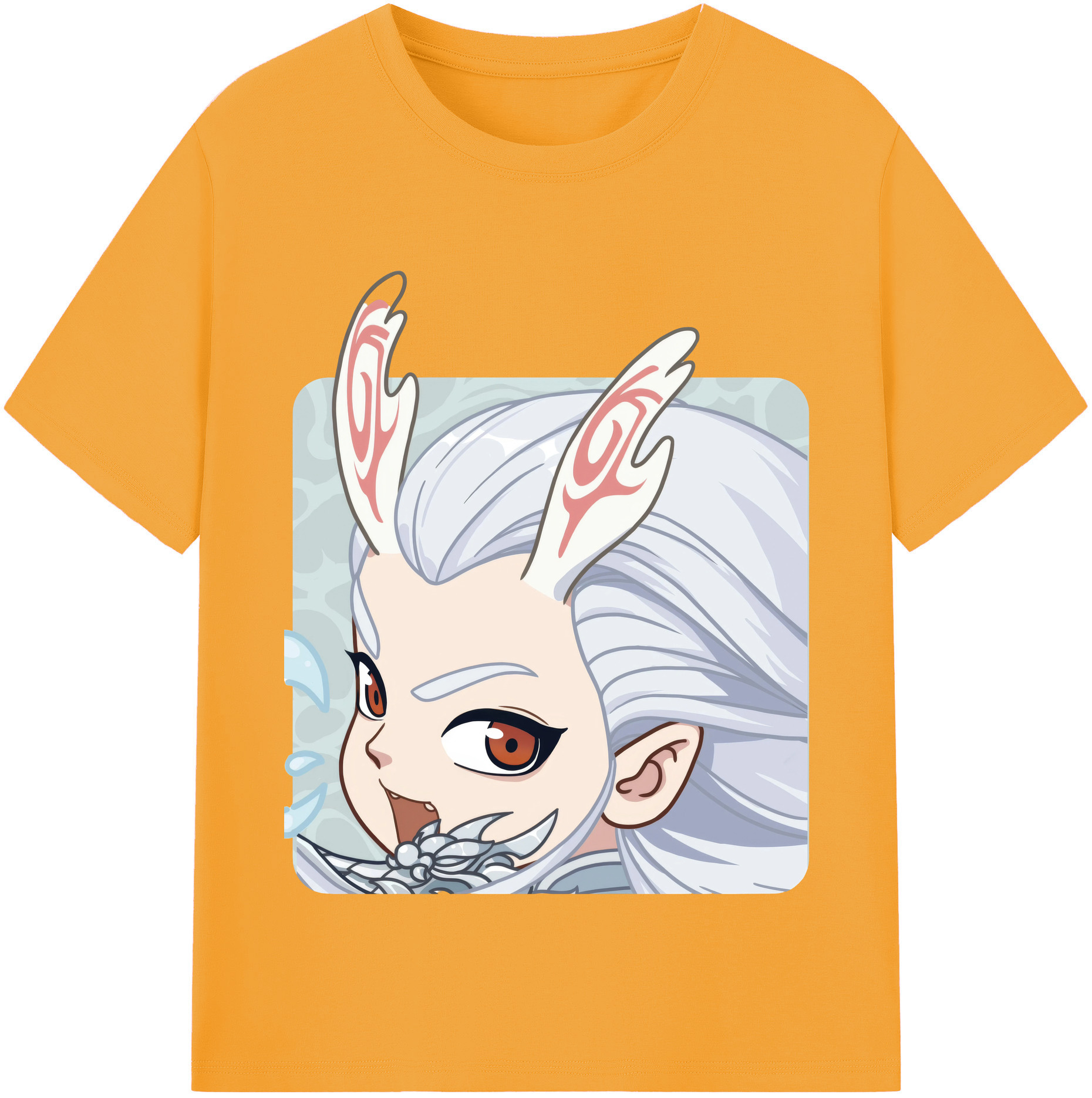 （画像用） Ne Zha 2 ナタ 魔童の大暴れ レディースカジュアルプリントTシャツ（綿100％）