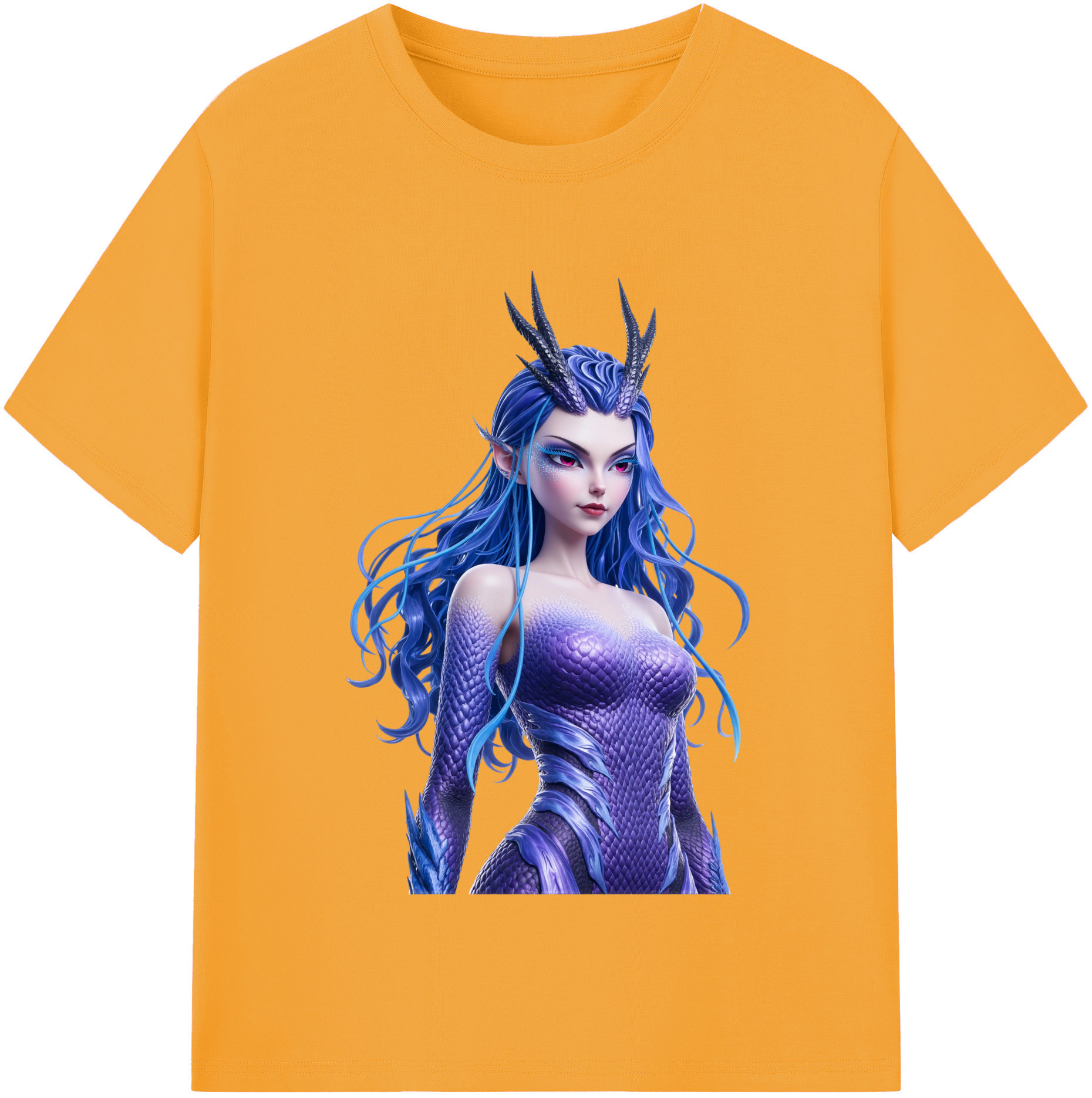 （画像用） Ne Zha 2 ナタ 魔童の大暴れ レディースカジュアルプリントTシャツ（綿100％）