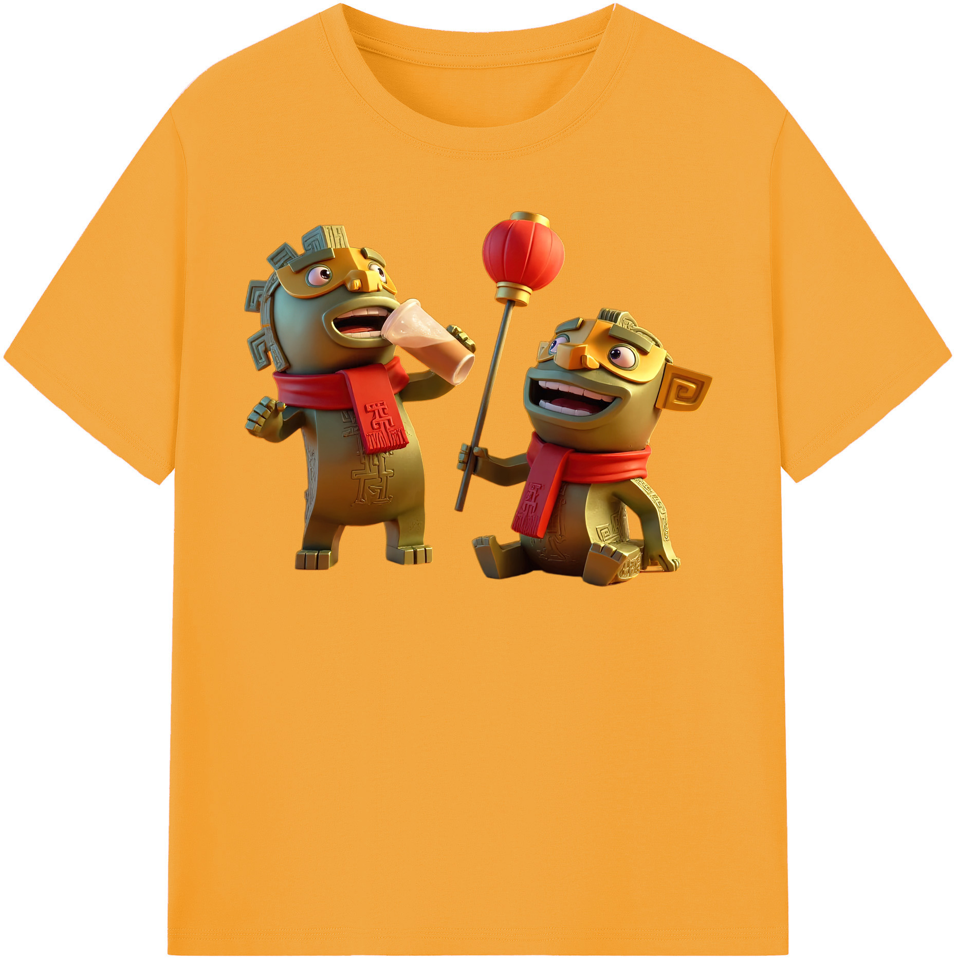 （画像用） Ne Zha 2 ナタ 魔童の大暴れ レディースカジュアルプリントTシャツ（綿100％）