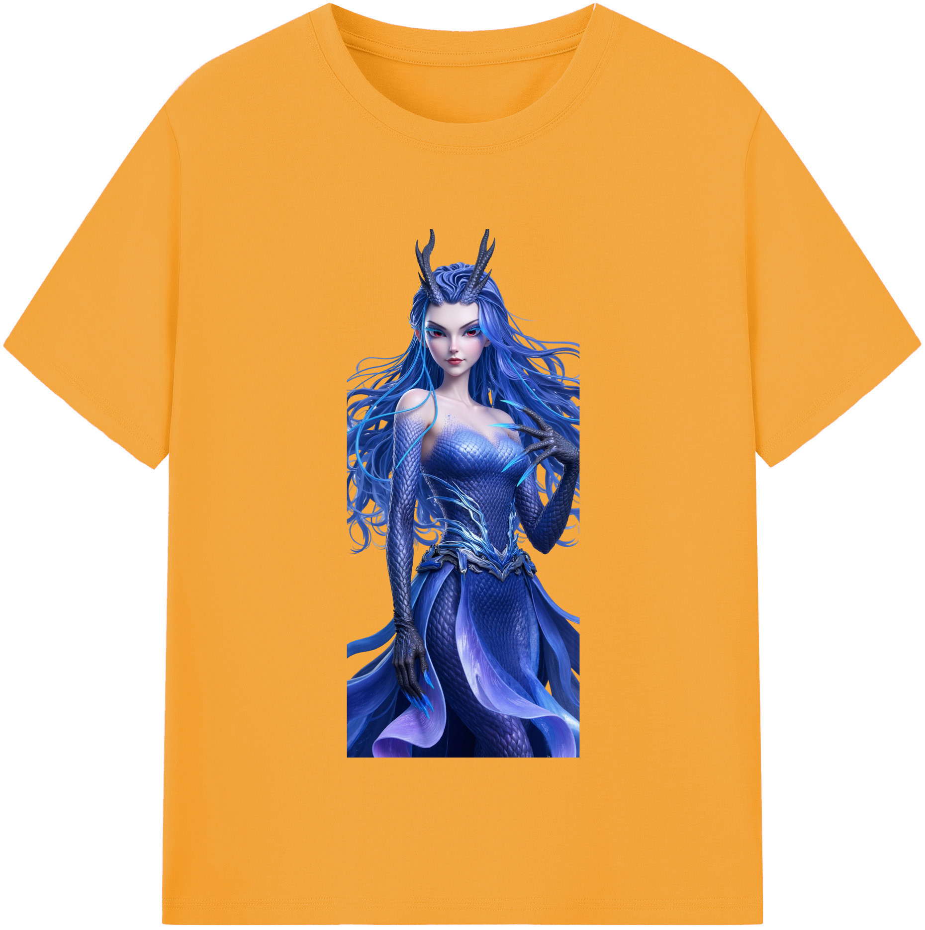 （画像用） Ne Zha 2 ナタ 魔童の大暴れ レディースカジュアルプリントTシャツ（綿100％）