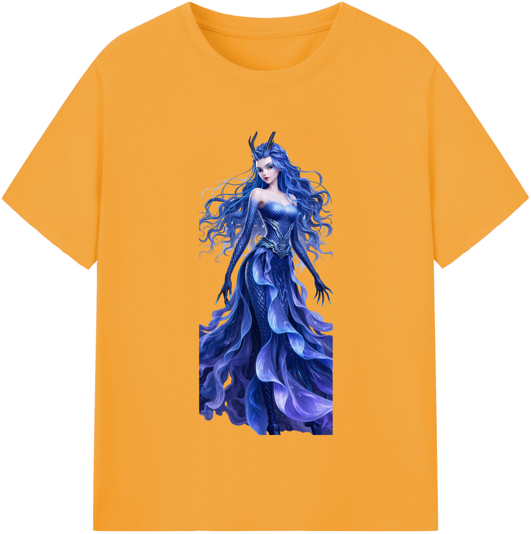 （画像用） Ne Zha 2 ナタ 魔童の大暴れ レディースカジュアルプリントTシャツ（綿100％）