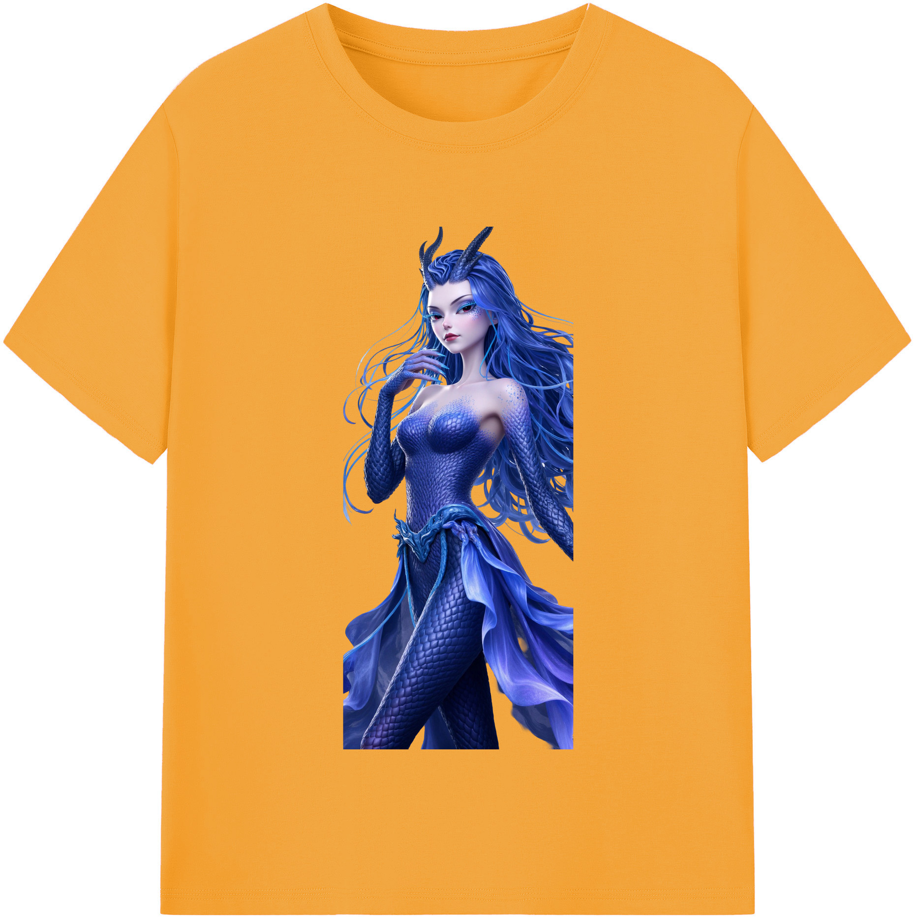 （画像用） Ne Zha 2 ナタ 魔童の大暴れ レディースカジュアルプリントTシャツ（綿100％）