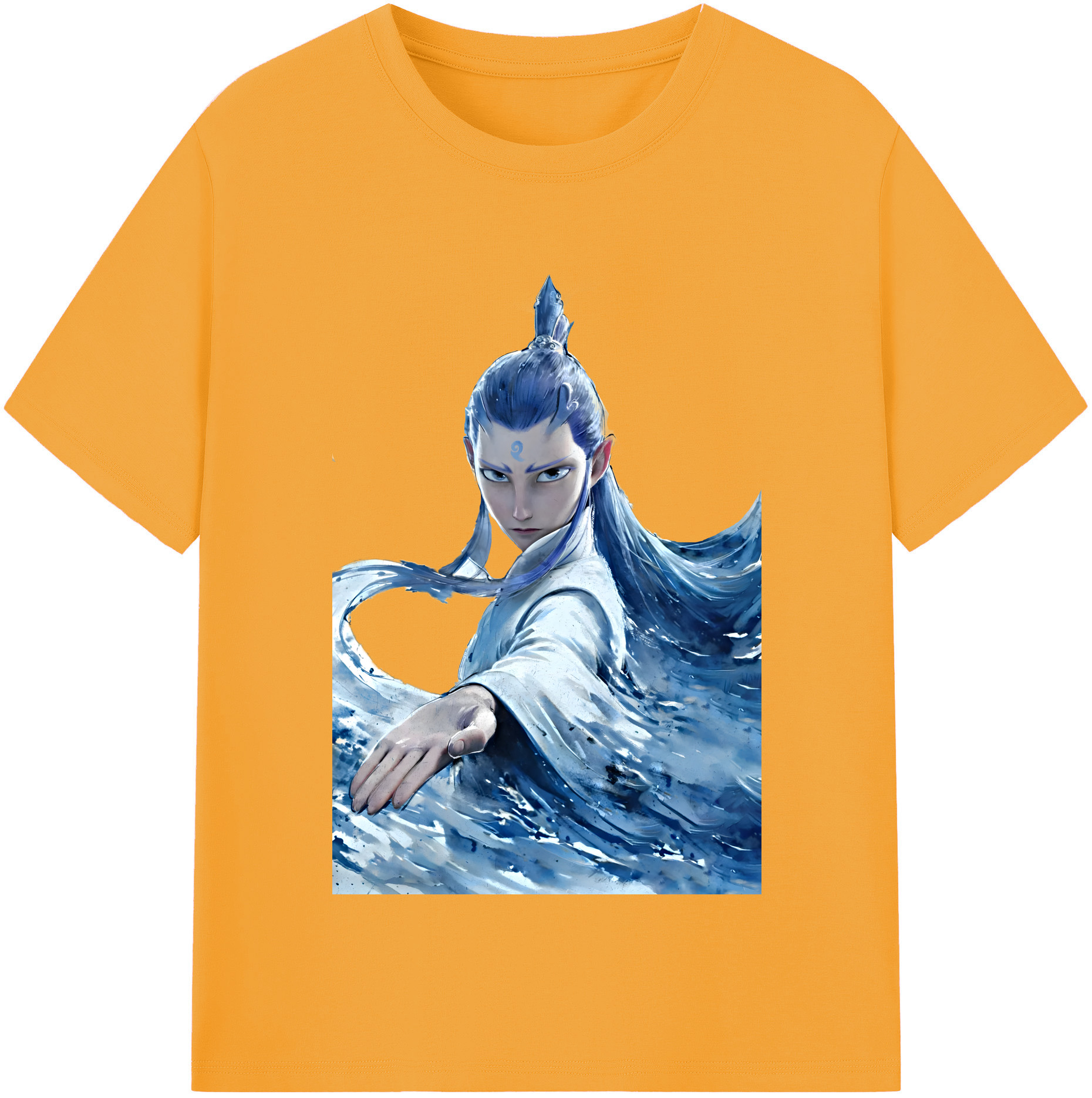 （画像用） Ne Zha 2 ナタ 魔童の大暴れ レディースカジュアルプリントTシャツ（綿100％）