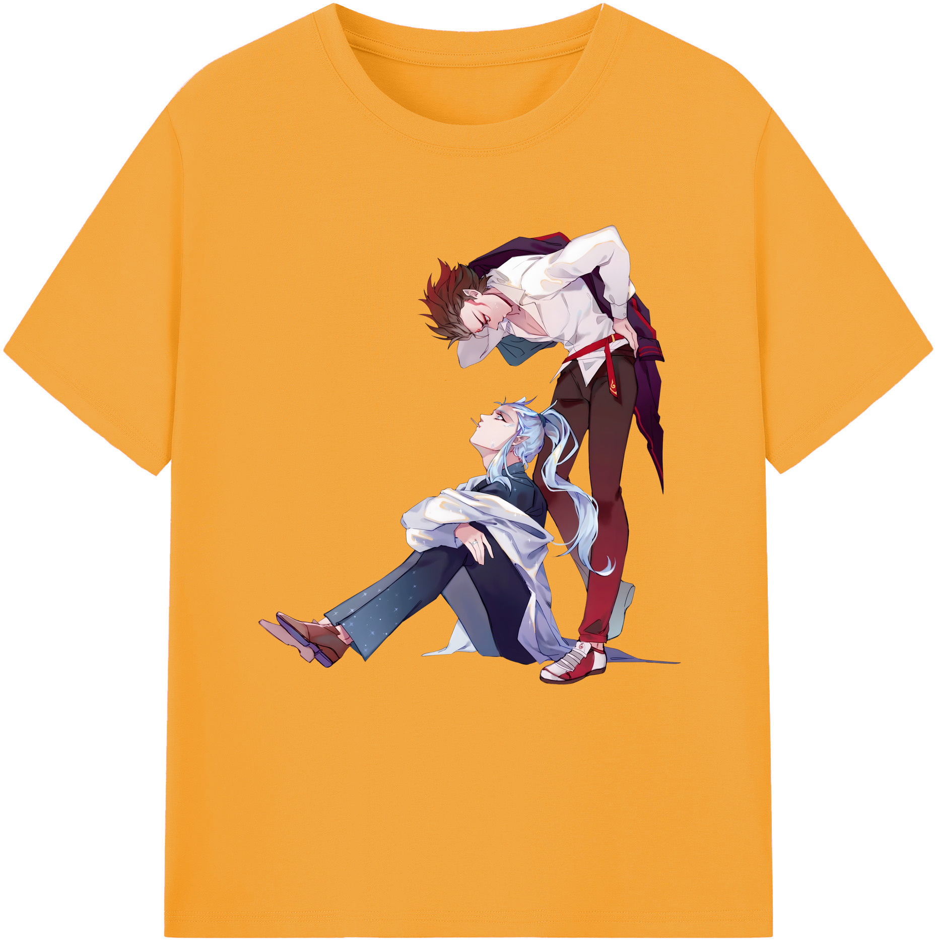 （画像用） Ne Zha 2 ナタ 魔童の大暴れ レディースカジュアルプリントTシャツ（綿100％）