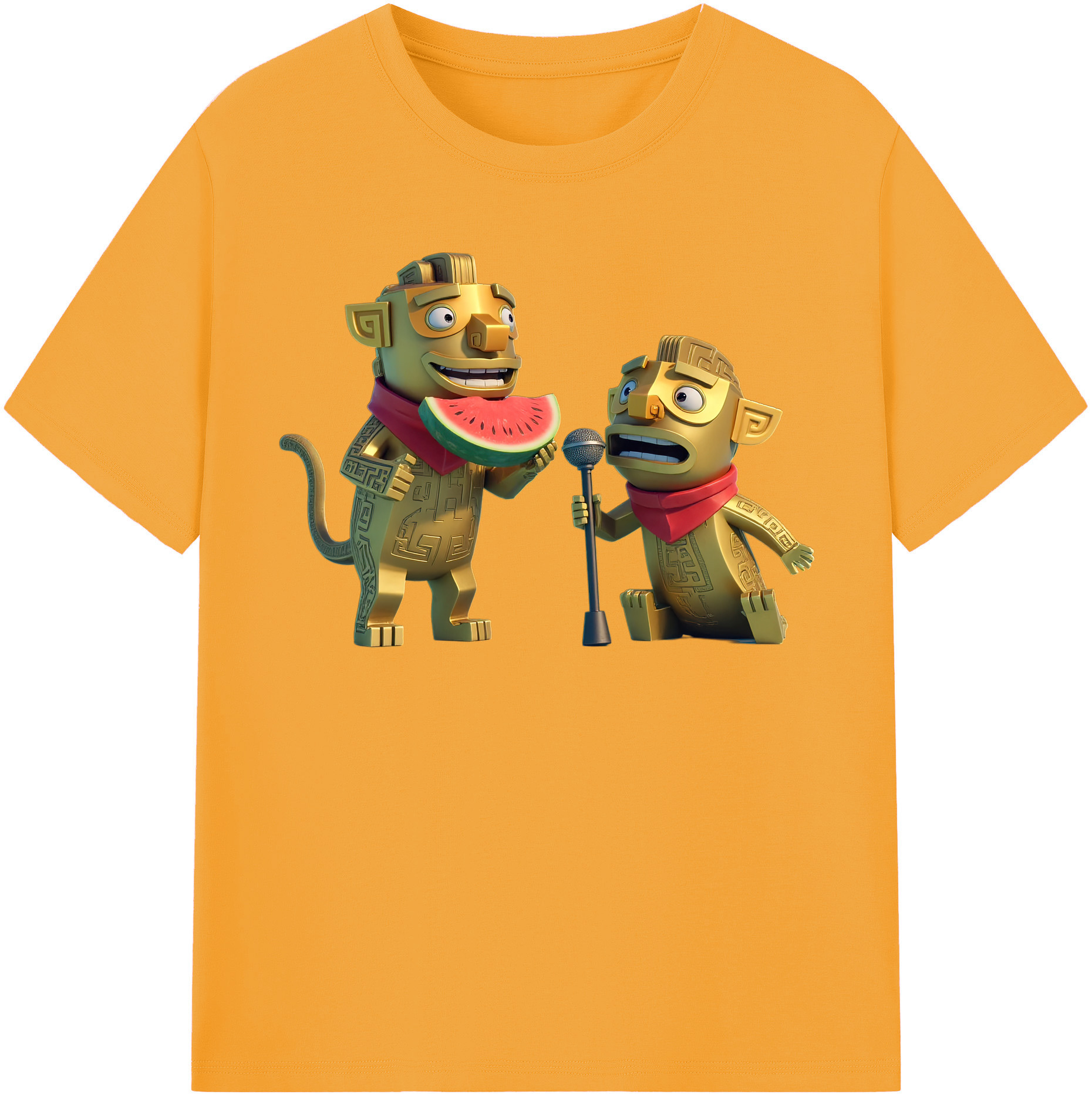 （画像用） Ne Zha 2 ナタ 魔童の大暴れ レディースカジュアルプリントTシャツ（綿100％）