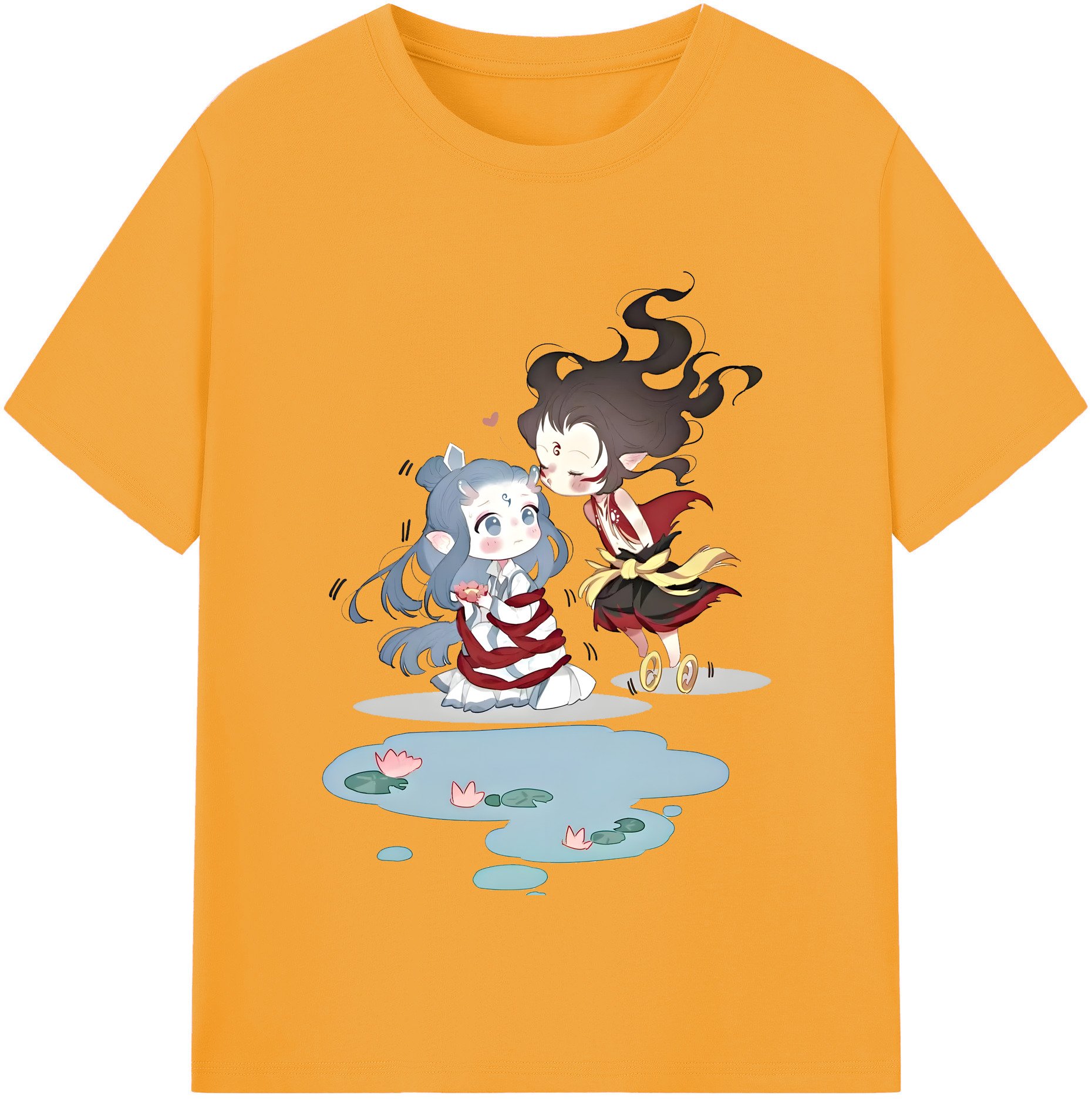 （画像用） Ne Zha 2 ナタ 魔童の大暴れ レディースカジュアルプリントTシャツ（綿100％）