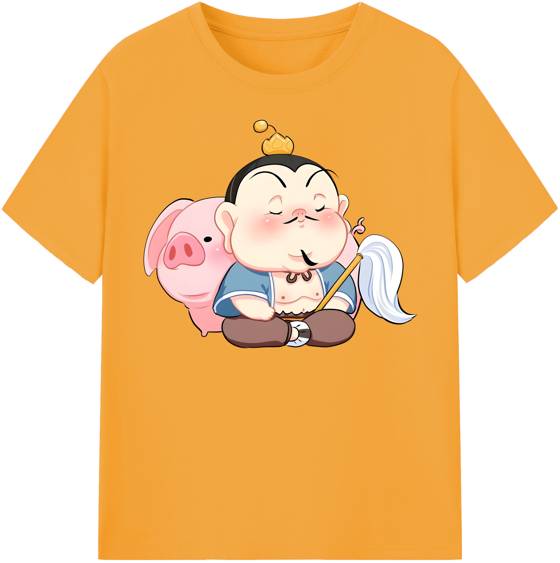 （画像用） Ne Zha 2 ナタ 魔童の大暴れ レディースカジュアルプリントTシャツ（綿100％）