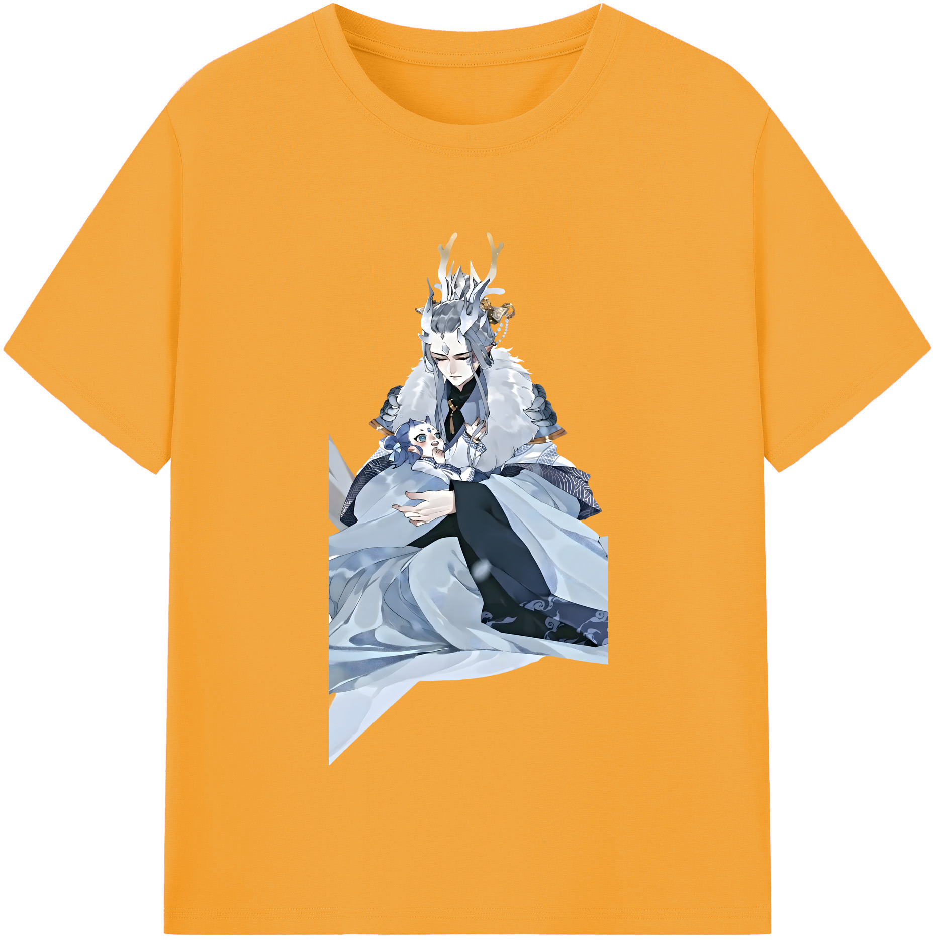 （画像用） Ne Zha 2 ナタ 魔童の大暴れ レディースカジュアルプリントTシャツ（綿100％）