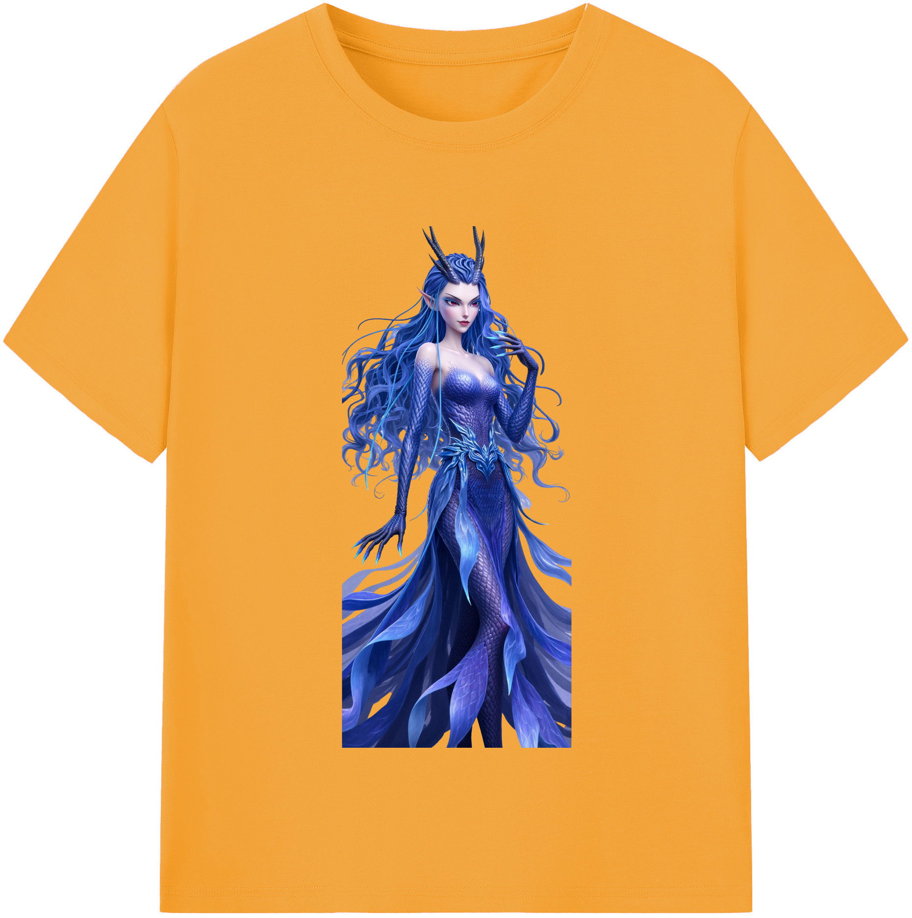 （画像用） Ne Zha 2 ナタ 魔童の大暴れ レディースカジュアルプリントTシャツ（綿100％）