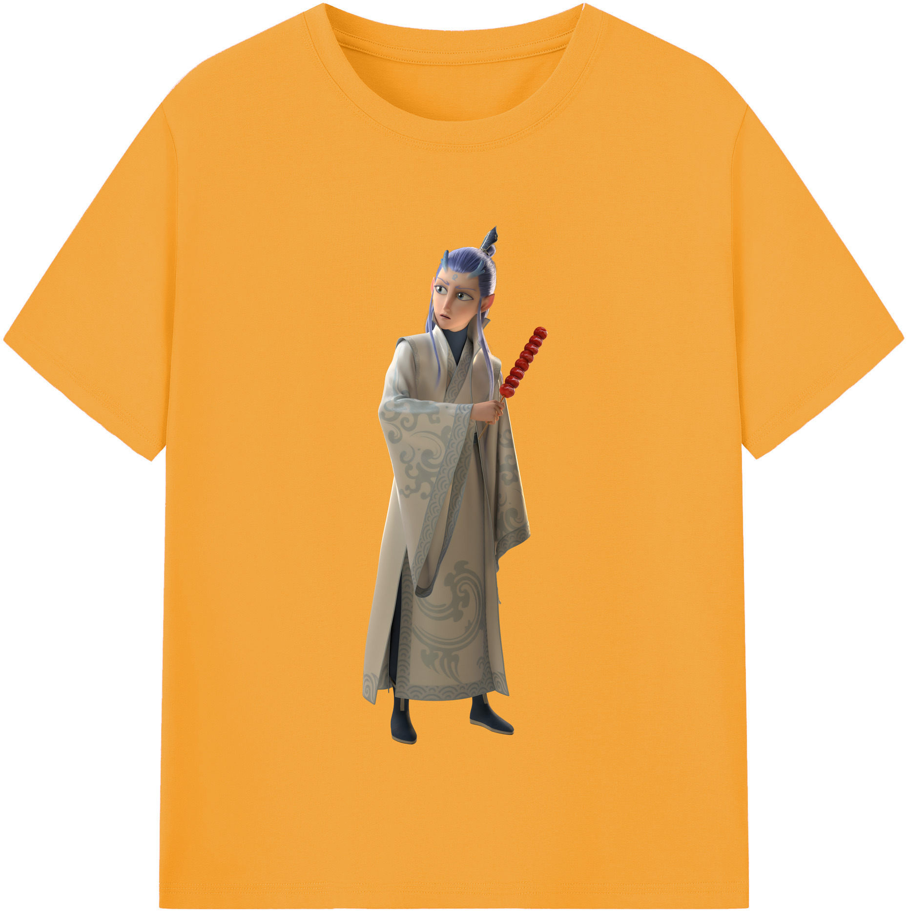 （画像用） Ne Zha 2 ナタ 魔童の大暴れ レディースカジュアルプリントTシャツ（綿100％）