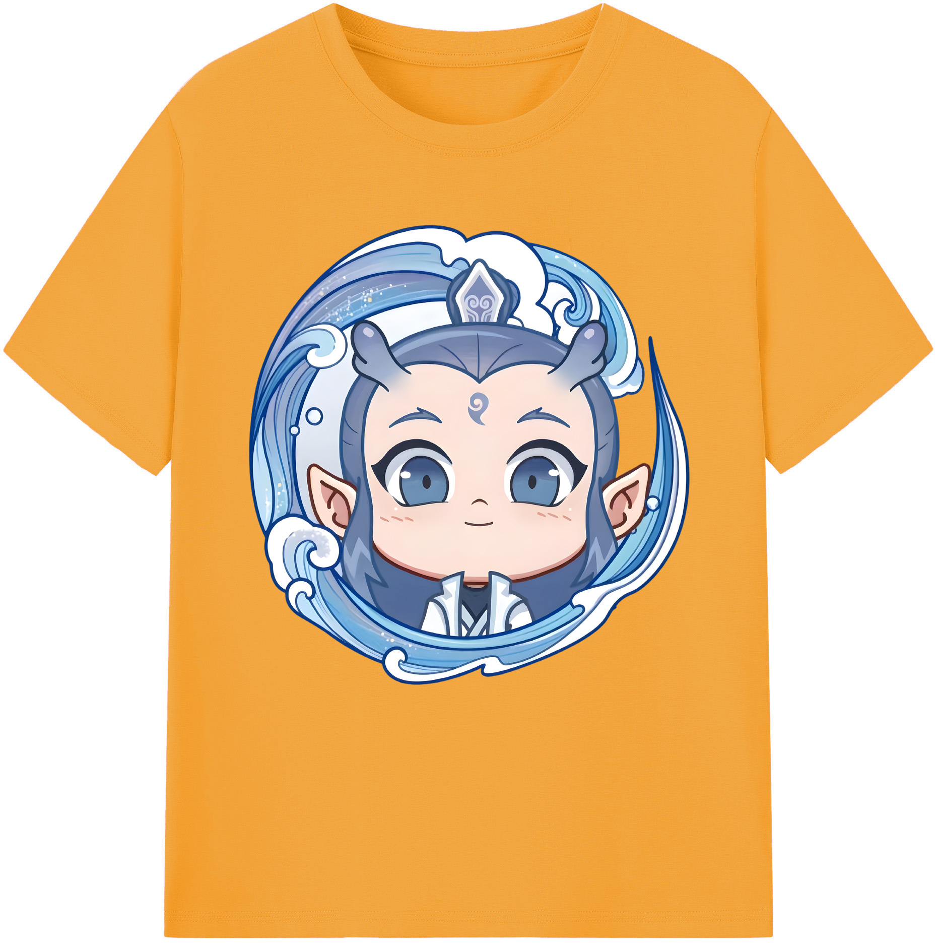 （画像用） Ne Zha 2 ナタ 魔童の大暴れ レディースカジュアルプリントTシャツ（綿100％）