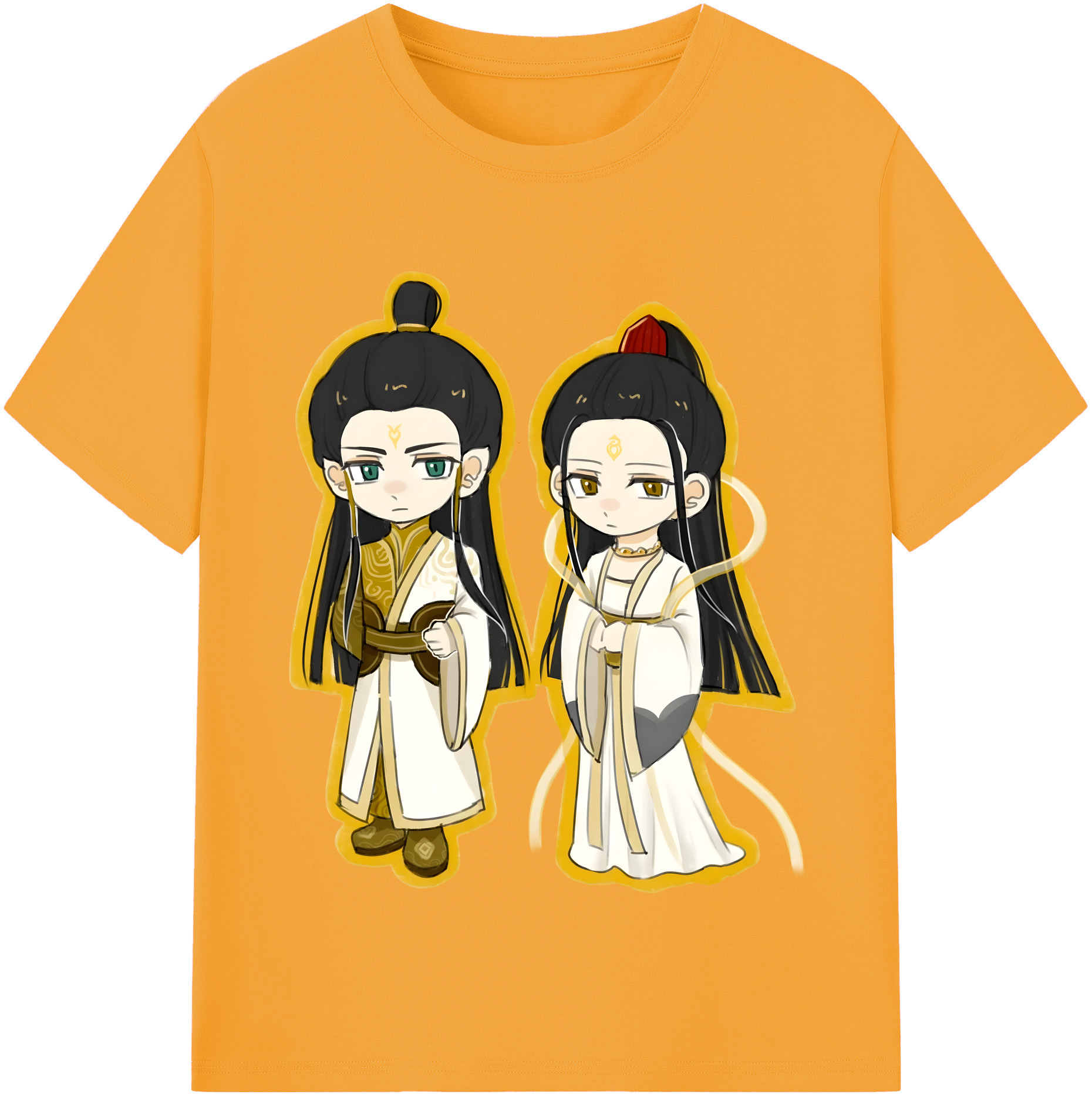 （画像用） Ne Zha 2 ナタ 魔童の大暴れ レディースカジュアルプリントTシャツ（綿100％）