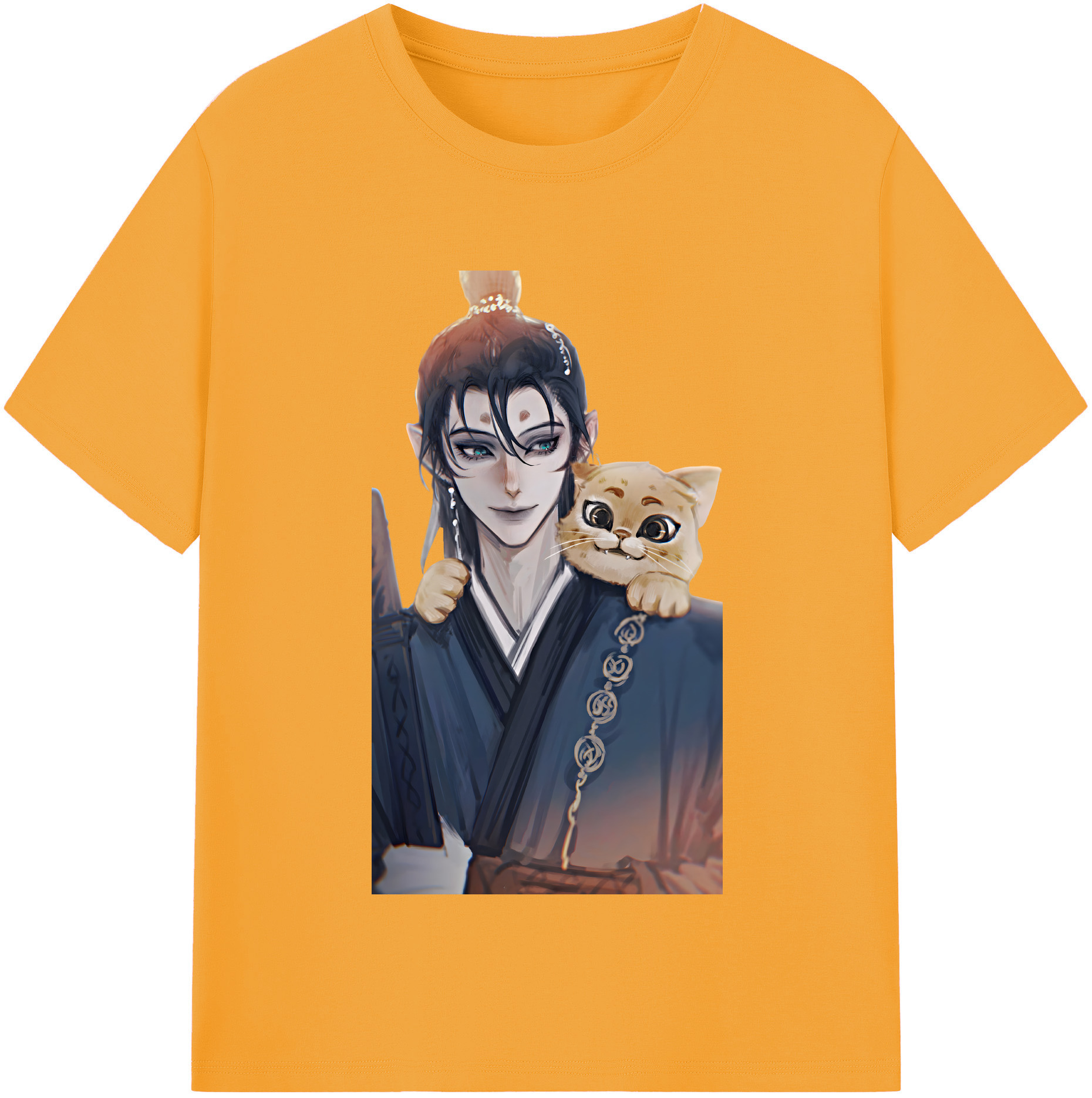 （画像用） Ne Zha 2 ナタ 魔童の大暴れ レディースカジュアルプリントTシャツ（綿100％）