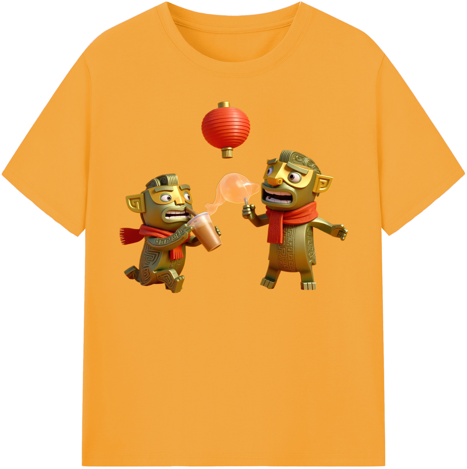 （画像用） Ne Zha 2 ナタ 魔童の大暴れ レディースカジュアルプリントTシャツ（綿100％）