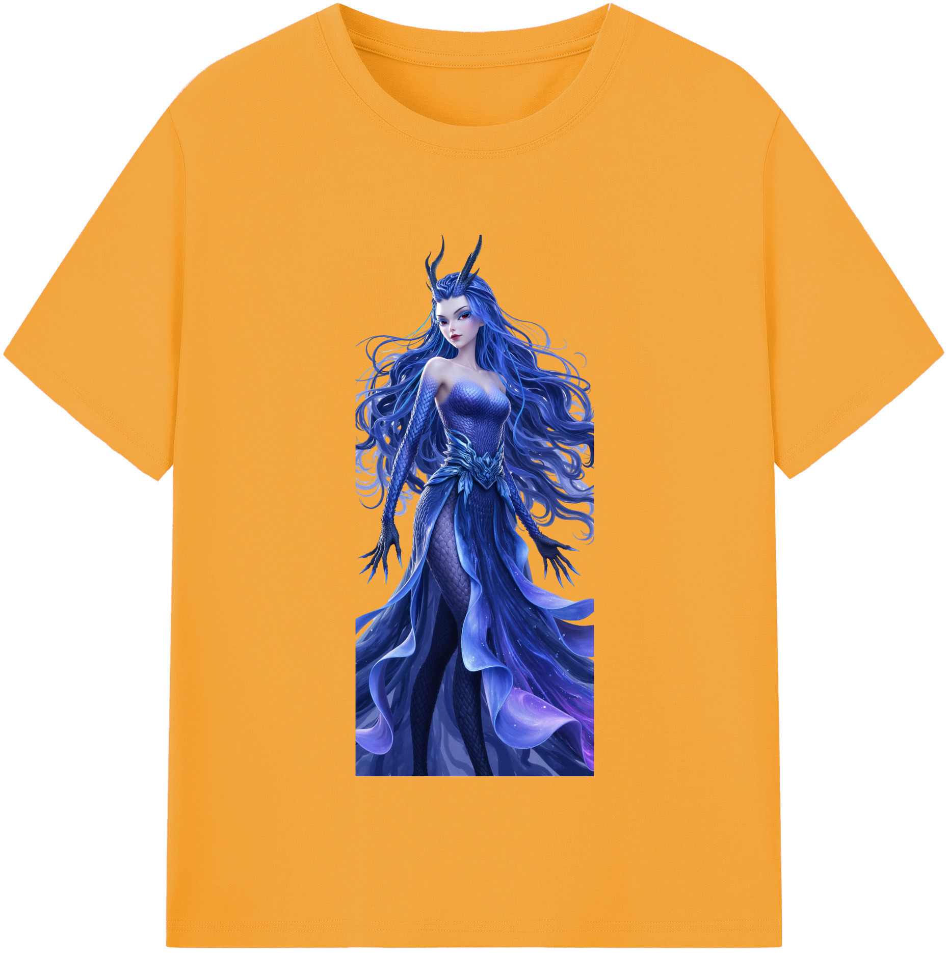 （画像用） Ne Zha 2 ナタ 魔童の大暴れ レディースカジュアルプリントTシャツ（綿100％）