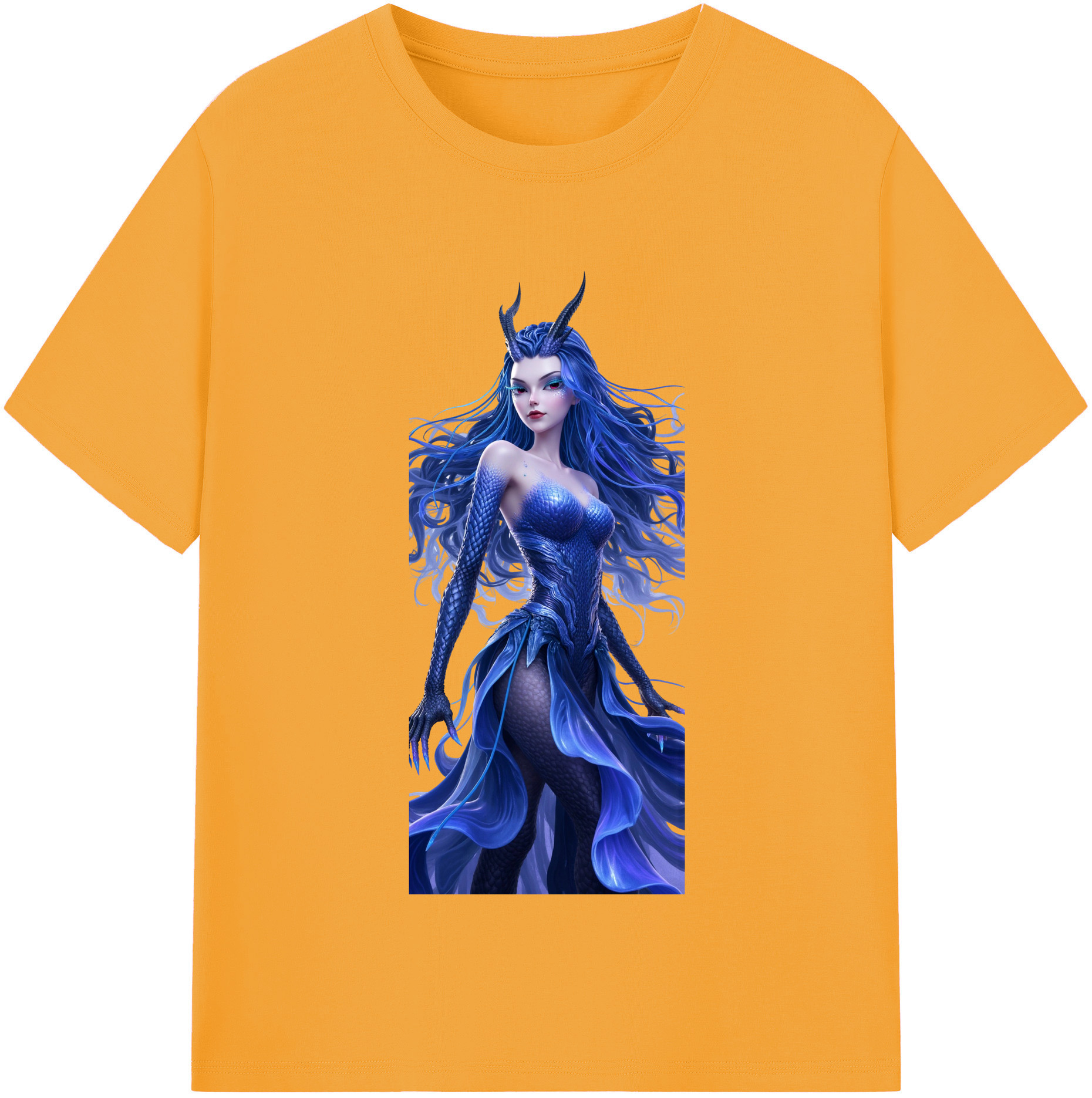 （画像用） Ne Zha 2 ナタ 魔童の大暴れ レディースカジュアルプリントTシャツ（綿100％）