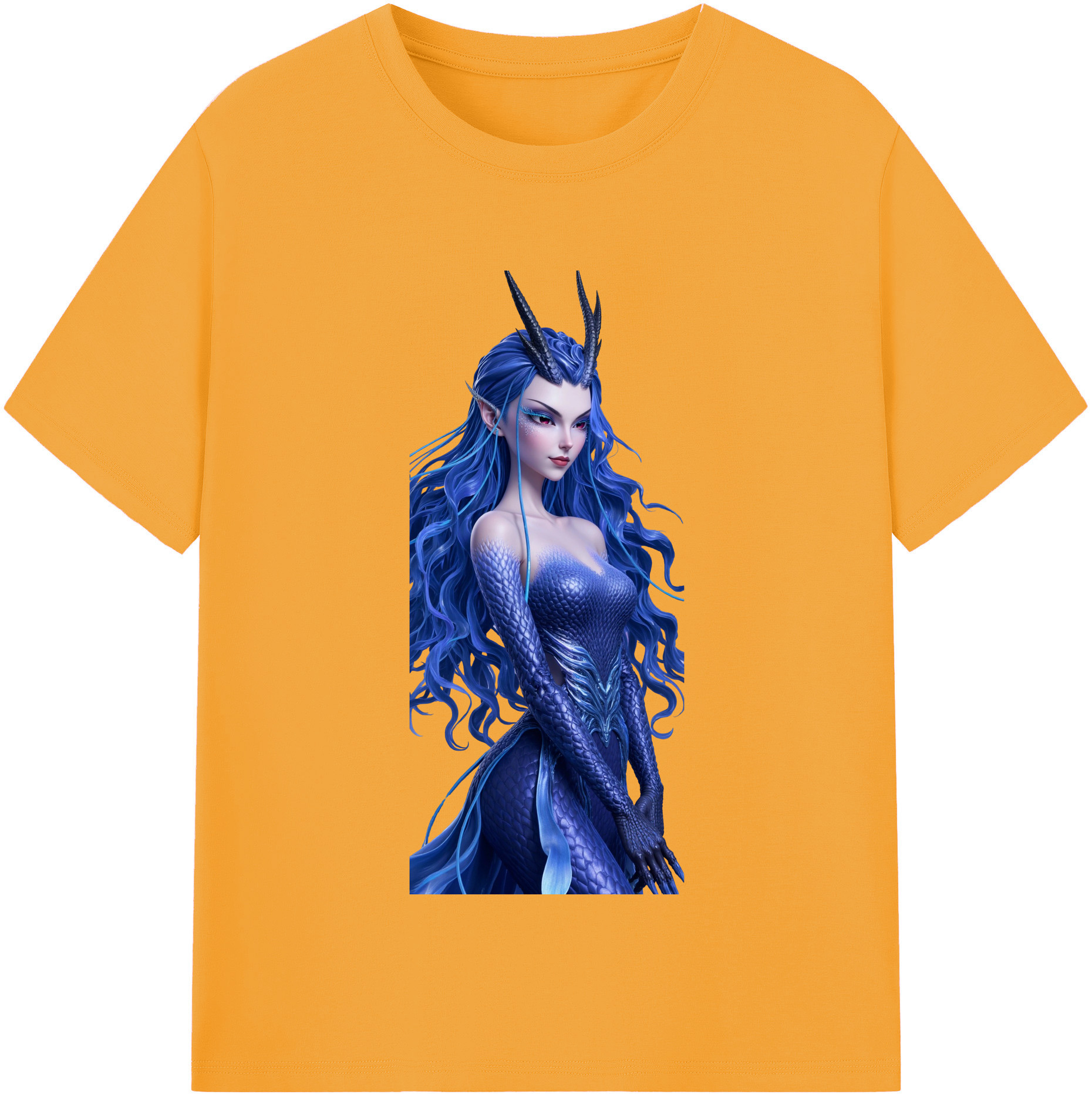 （画像用） Ne Zha 2 ナタ 魔童の大暴れ レディースカジュアルプリントTシャツ（綿100％）