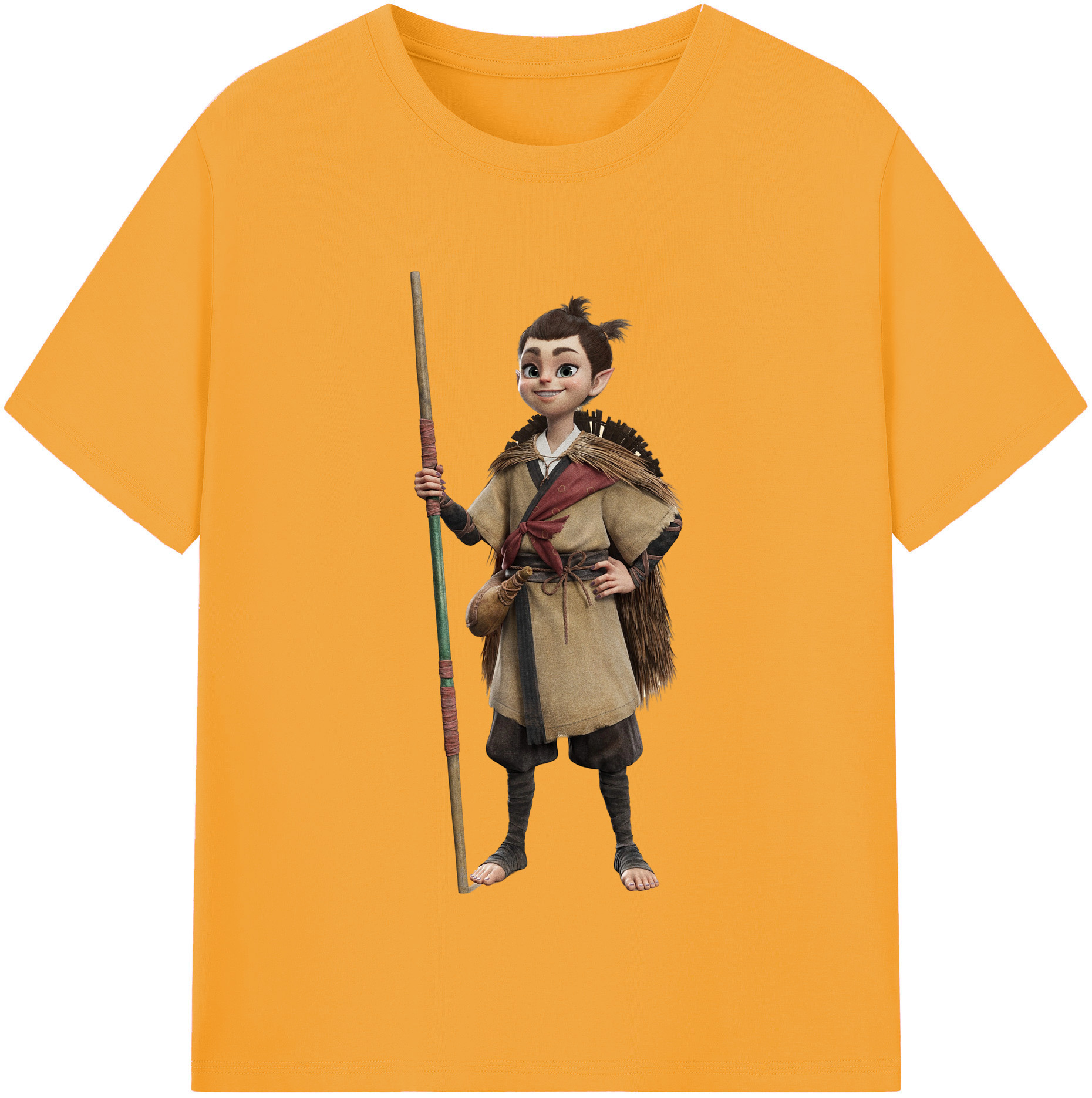 （画像用） Ne Zha 2 ナタ 魔童の大暴れ レディースカジュアルプリントTシャツ（綿100％）