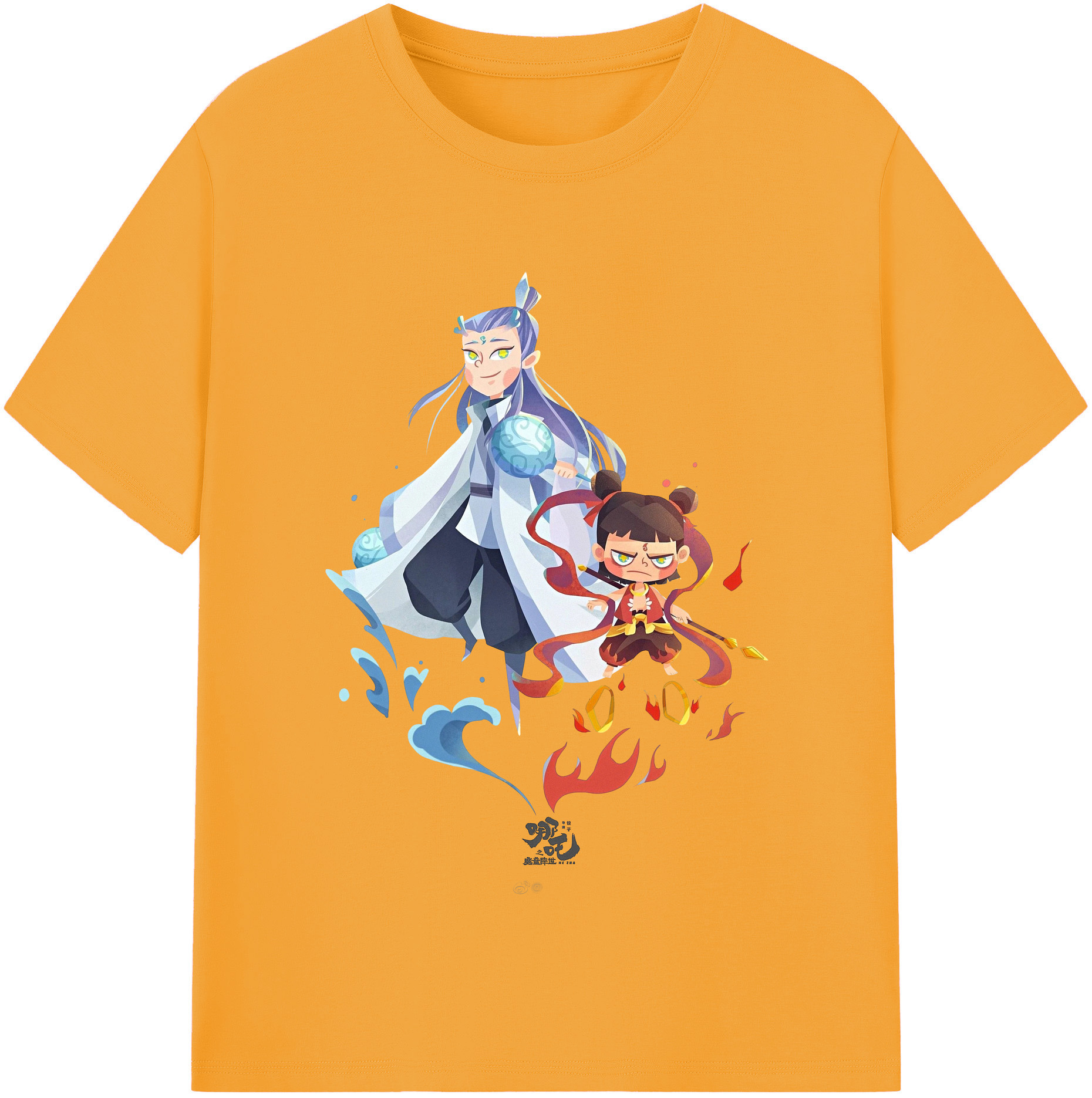 （画像用） Ne Zha 2 ナタ 魔童の大暴れ レディースカジュアルプリントTシャツ（綿100％）