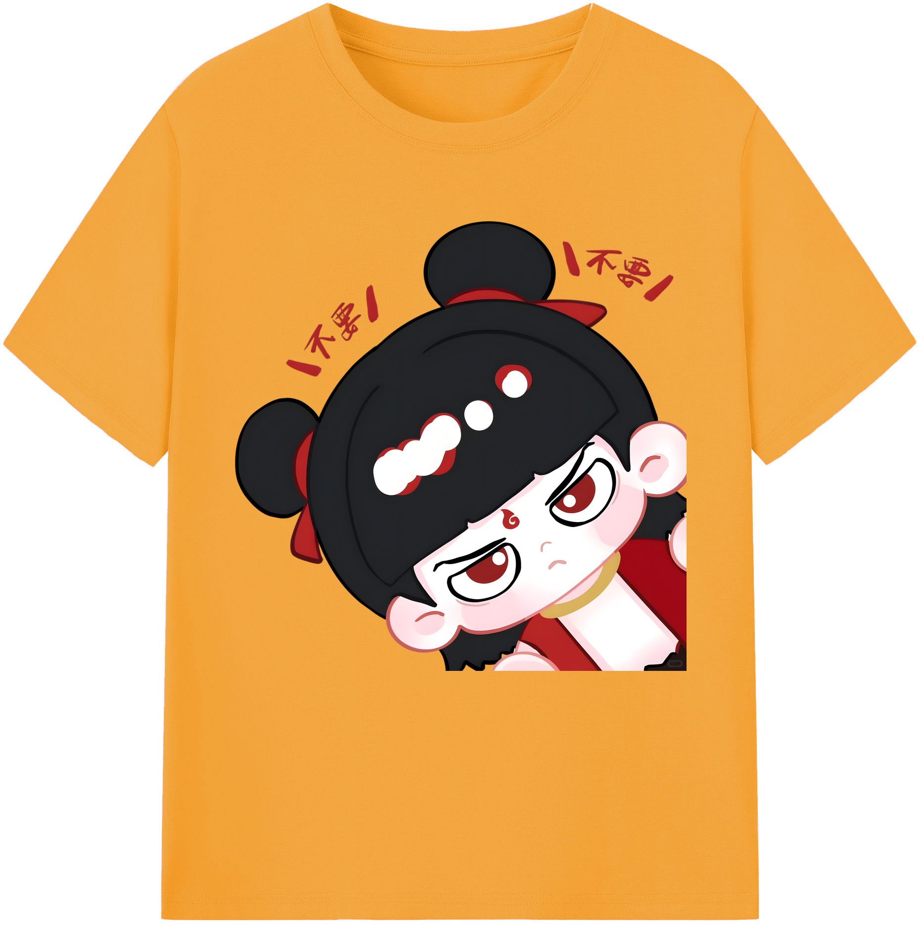 （画像用） Ne Zha 2 ナタ 魔童の大暴れ レディースカジュアルプリントTシャツ（綿100％）