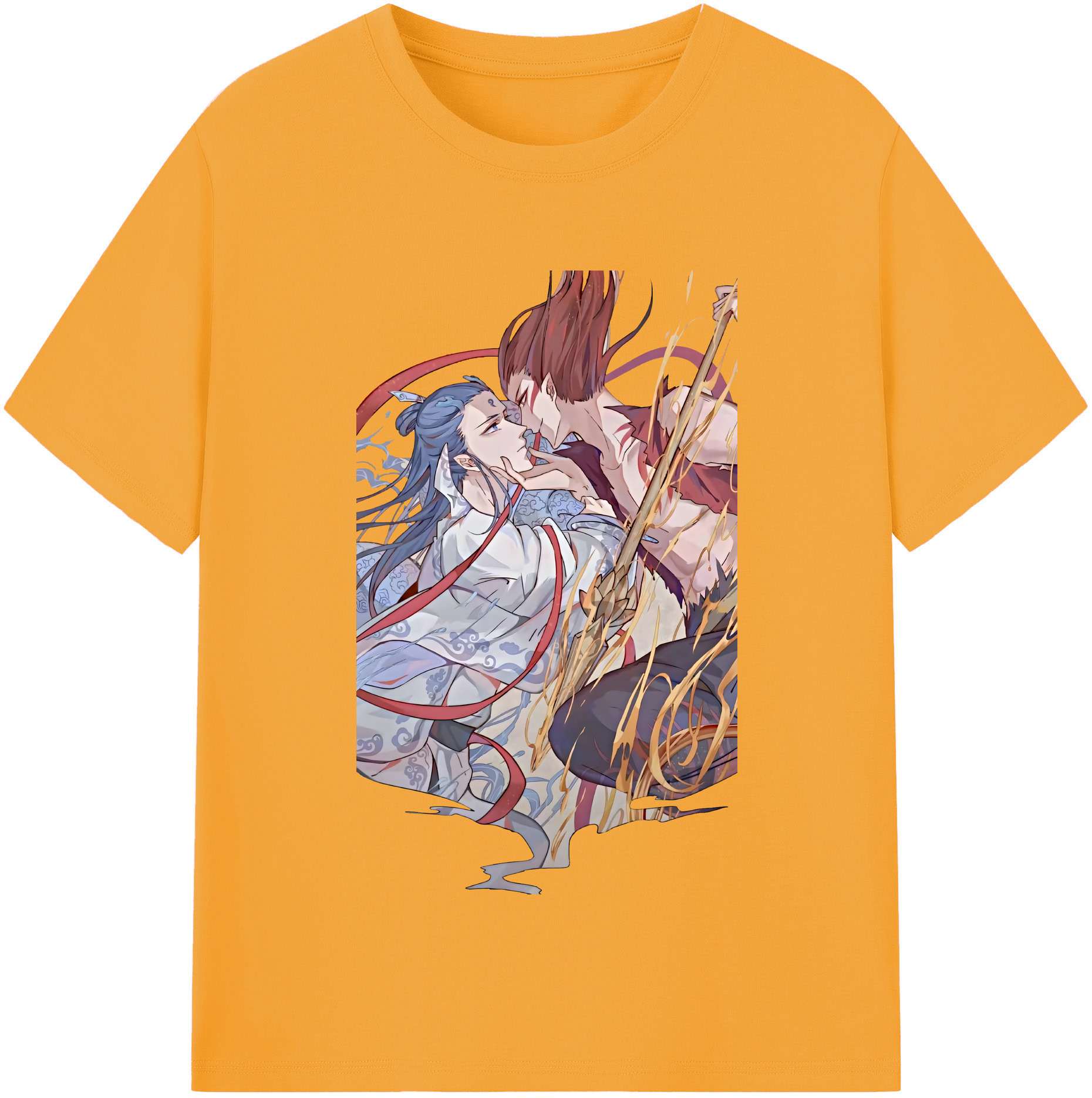 （画像用） Ne Zha 2 ナタ 魔童の大暴れ レディースカジュアルプリントTシャツ（綿100％）